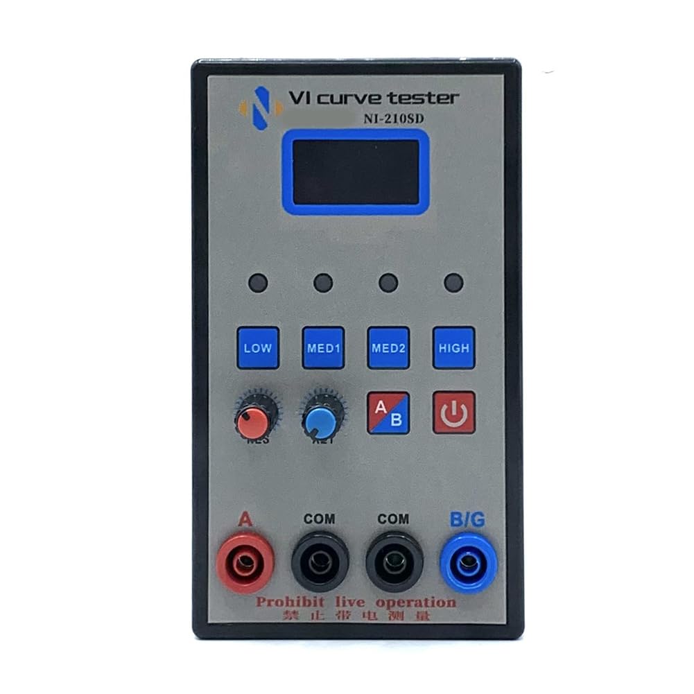 FYOBOT VI Curve Tester - 1.3 Inch Display Dual Channel Automotive Diagnostic Tool for Circuit Board Repair | Easy Installation | Professional Electronic Testing Equipment for Car Mechanics & DIY Enthusiasts | Use for Vehicle Maintenance, PCB Troubleshooting & Electrical System Diagnostics