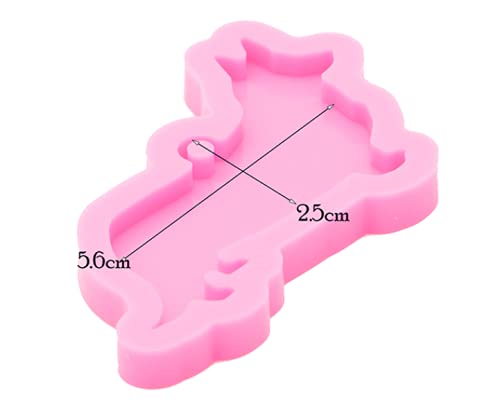 Corgi Silicone Keychain Mold for DIY Resin Crafts - Silicone Key Chain Mold for Handmade Jewelry & Accessories - Perfect for Keychains, Charms, and Gift Making