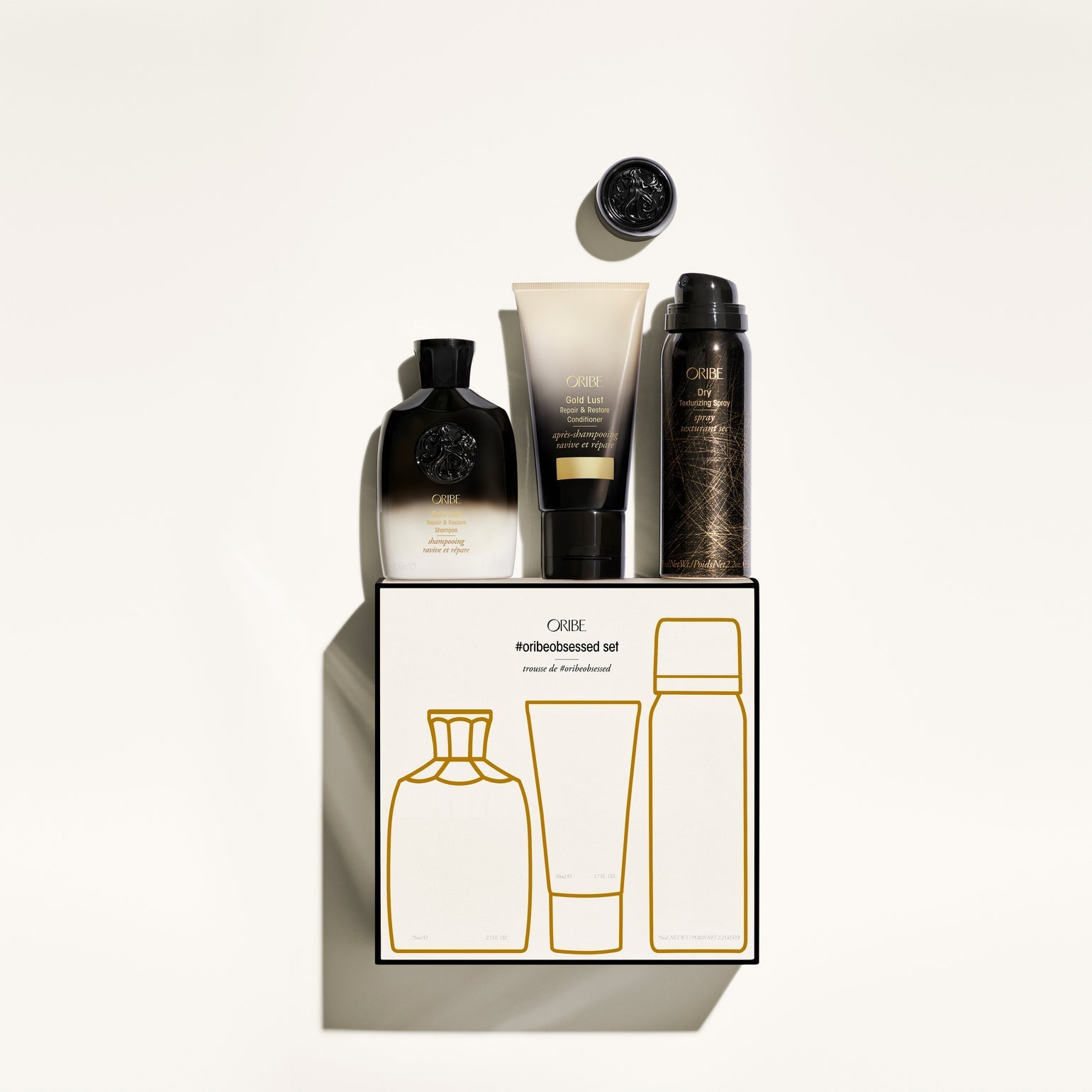 Oribe Obsessed Hair Care Set - Premium Shampoo, Conditioner & Styling Products for Luxurious Salon-Quality Hair - Perfect for Daily Use, Special Occasions & Gifting
