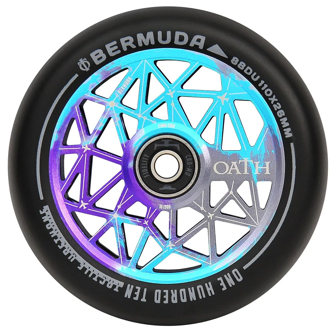 Oath Bermuda 110mm Skateboard Wheels - High Performance for Street and Park Skating