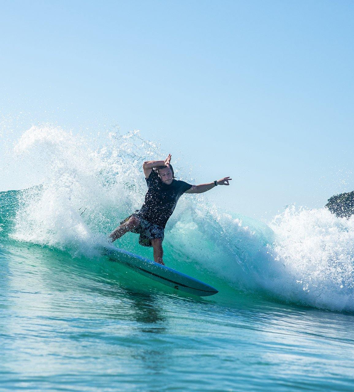 Premium Tajen Hybrid Shortboard with Carbon Strip - High-Performance Surfboard for Pro & Beginner Surfers - Perfect for Beach Waves, Coastal Surfing & Water Sports
