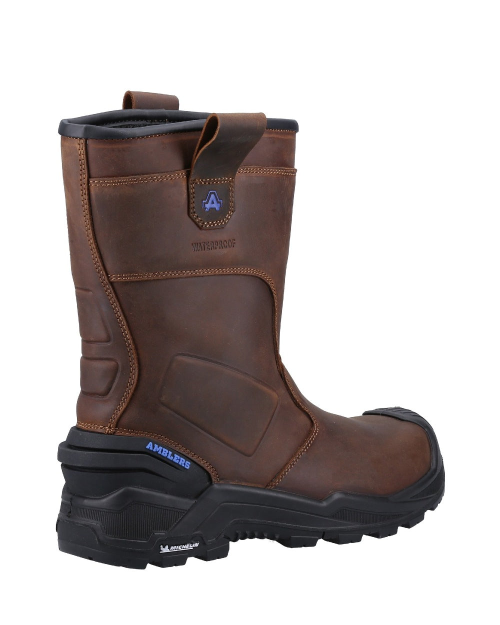 Amblers Safety AS983C Conqueror Waterproof Steel Toe Rigger Boots - Durable Work Boots for Construction, Oil Rig & Outdoor Jobs - Slip Resistant & Comfortable Safety Footwear