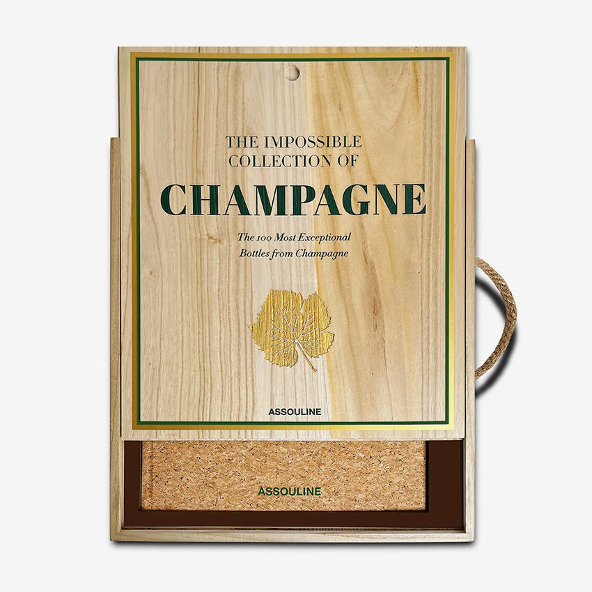 Assouline The Impossible Collection of Champagne - Luxury Coffee Table Book for Wine Enthusiasts & Collectors - Perfect for Home Decor, Gifts & Wine Tasting Events