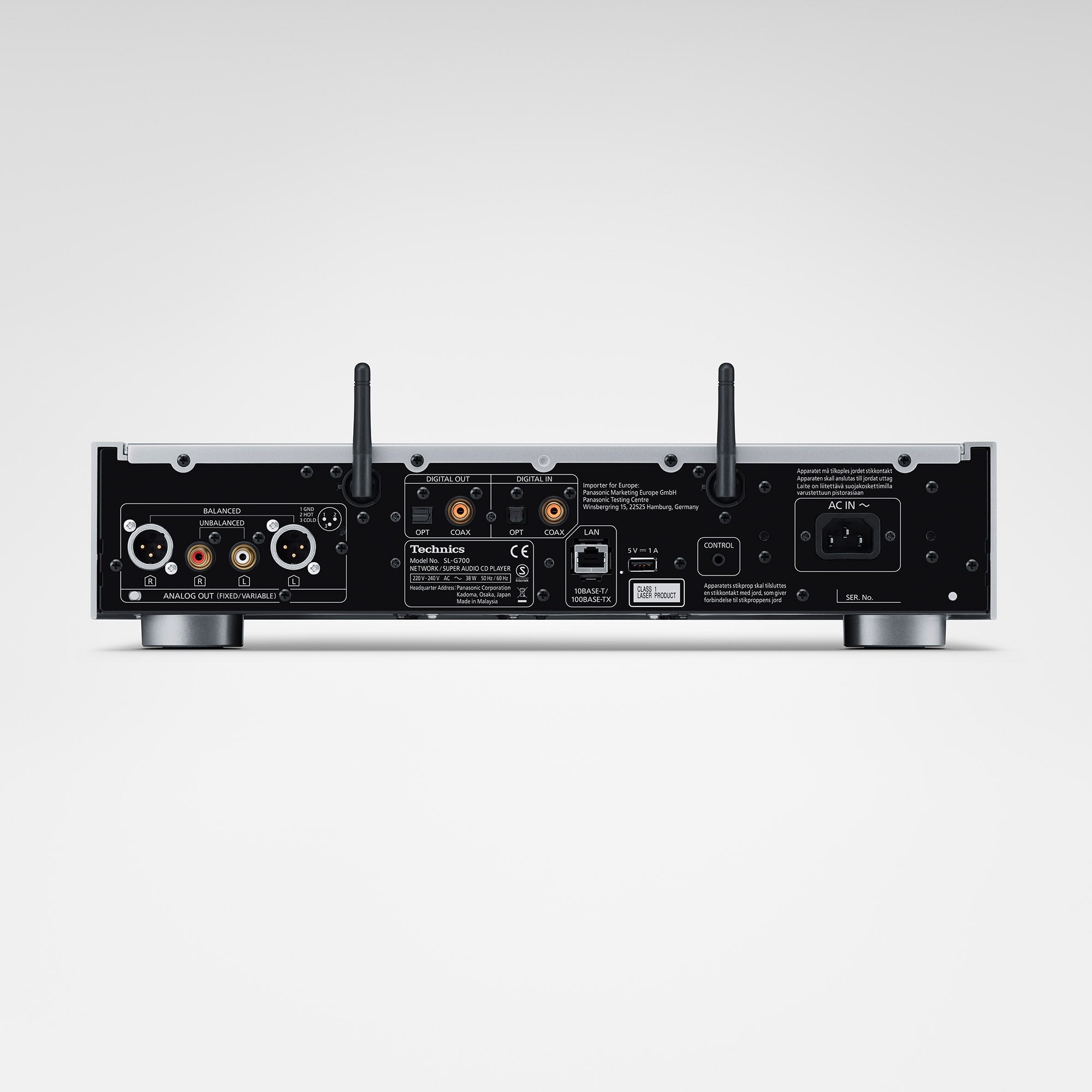 Technics SL-G700M2 Hi-Res Network Audio & SACD Player - Premium Home Audio System for Music Lovers & Audiophiles