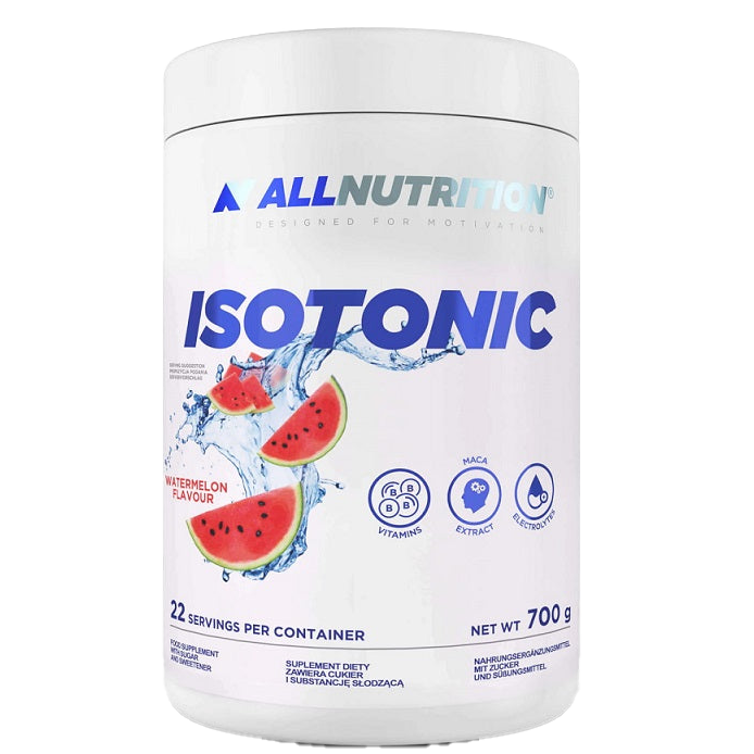 Allnutrition Isotonic Hydration Powder - Watermelon Flavor, 700g | Perfect for Post-Workout Recovery & Electrolyte Replenishment