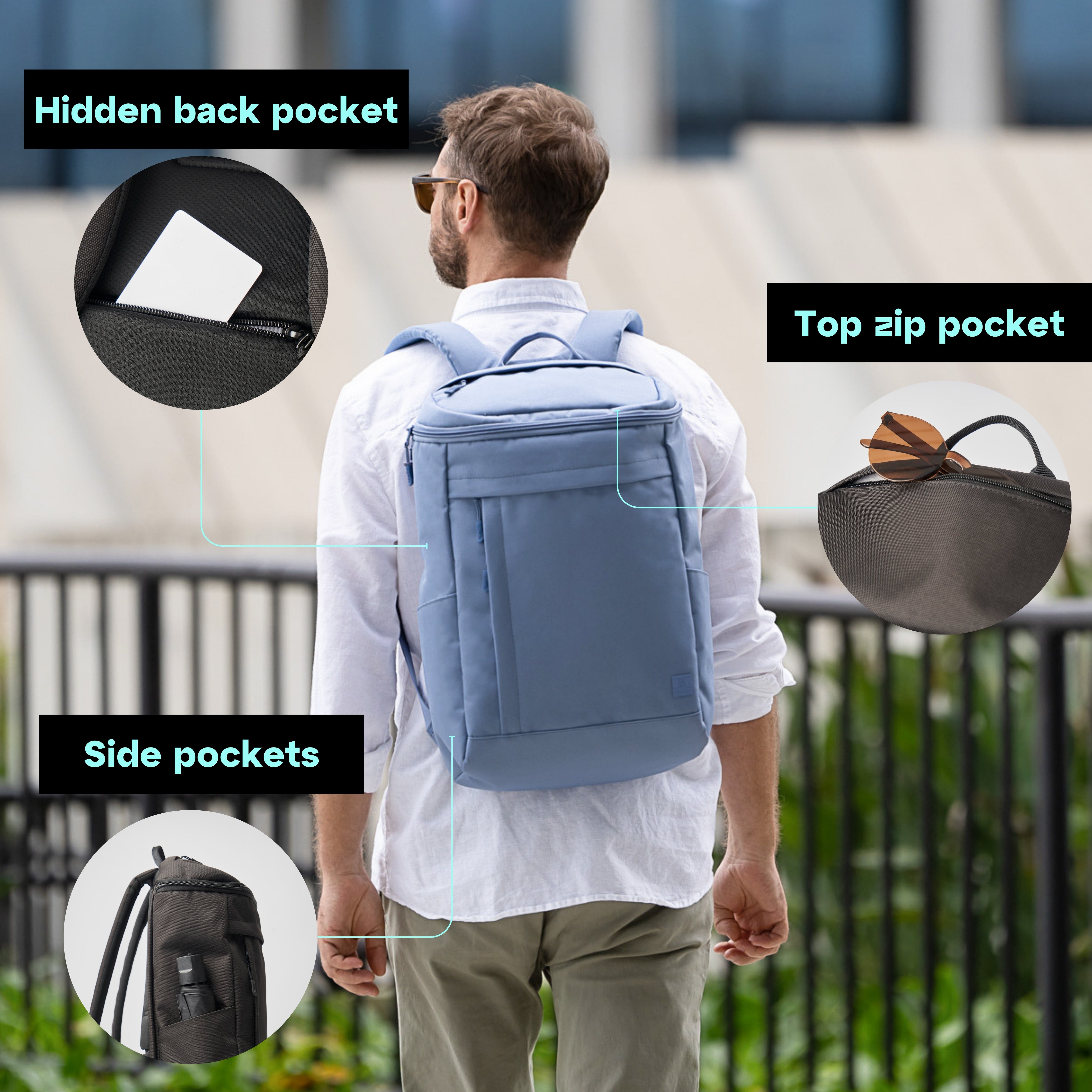 Rochester Yakka Backpack - Durable Waterproof Hiking Backpack for Men & Women - Perfect for Outdoor Adventures, Travel & Daily Commute