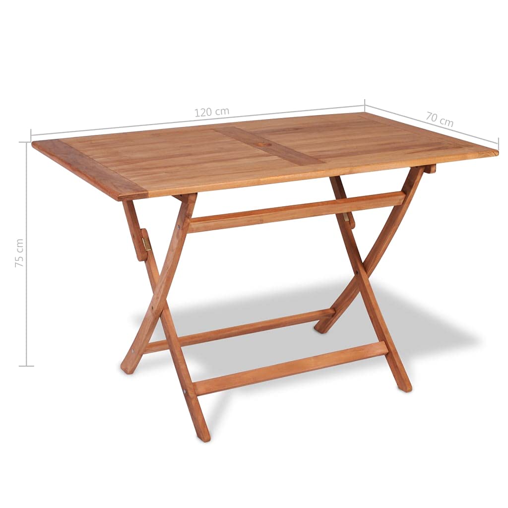 Premium Folding Patio Table 47.2