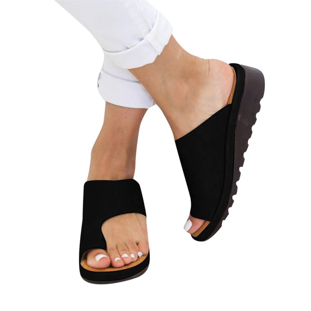 Women's Platform Sandals - Summer Comfortable Casual Beach Shoes | Fashion Flip Flops for Travel, Walking & Outdoor Activities
