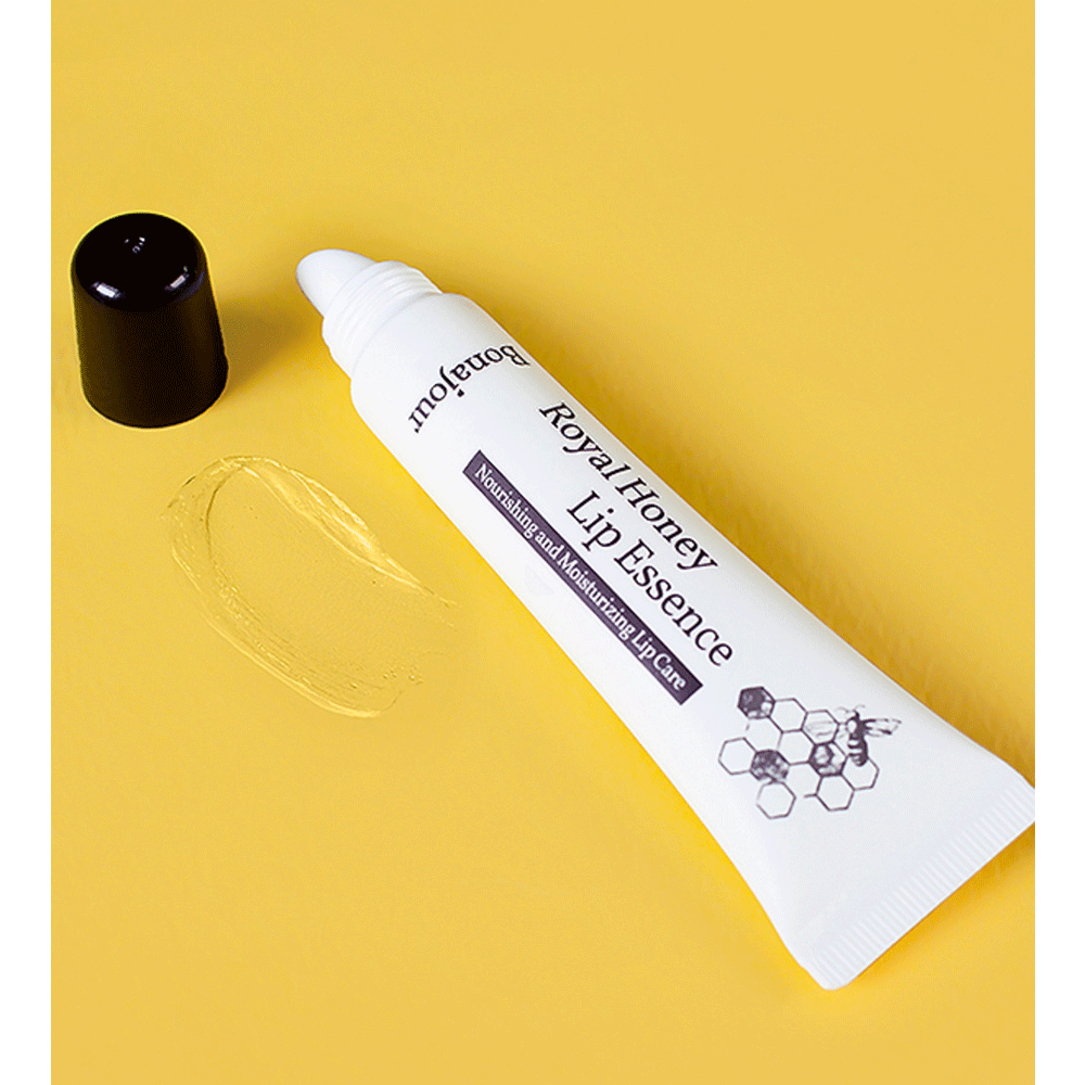 BONAJOUR Royal Honey Lip Essence 10ml - Hydrating & Plumping Lip Treatment for Dry Lips | Perfect for Daily Moisturizing, Night Care & Makeup Prep