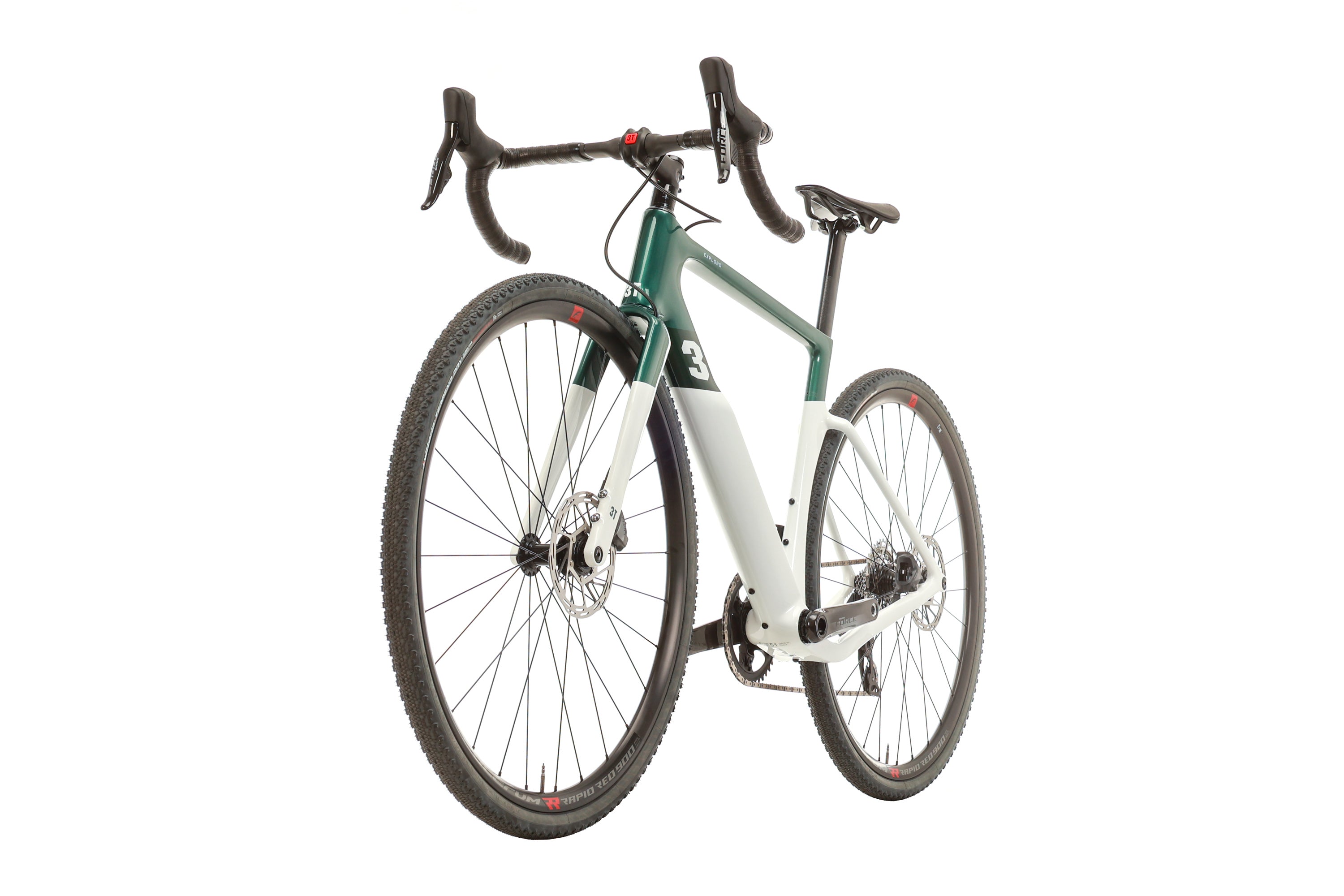 2023 3T Exploro RaceMax Force AXS Gravel Bike - 51cm Carbon Frame, Wireless Shifting | Perfect for Adventure Racing, Bikepacking & Off-Road Cycling
