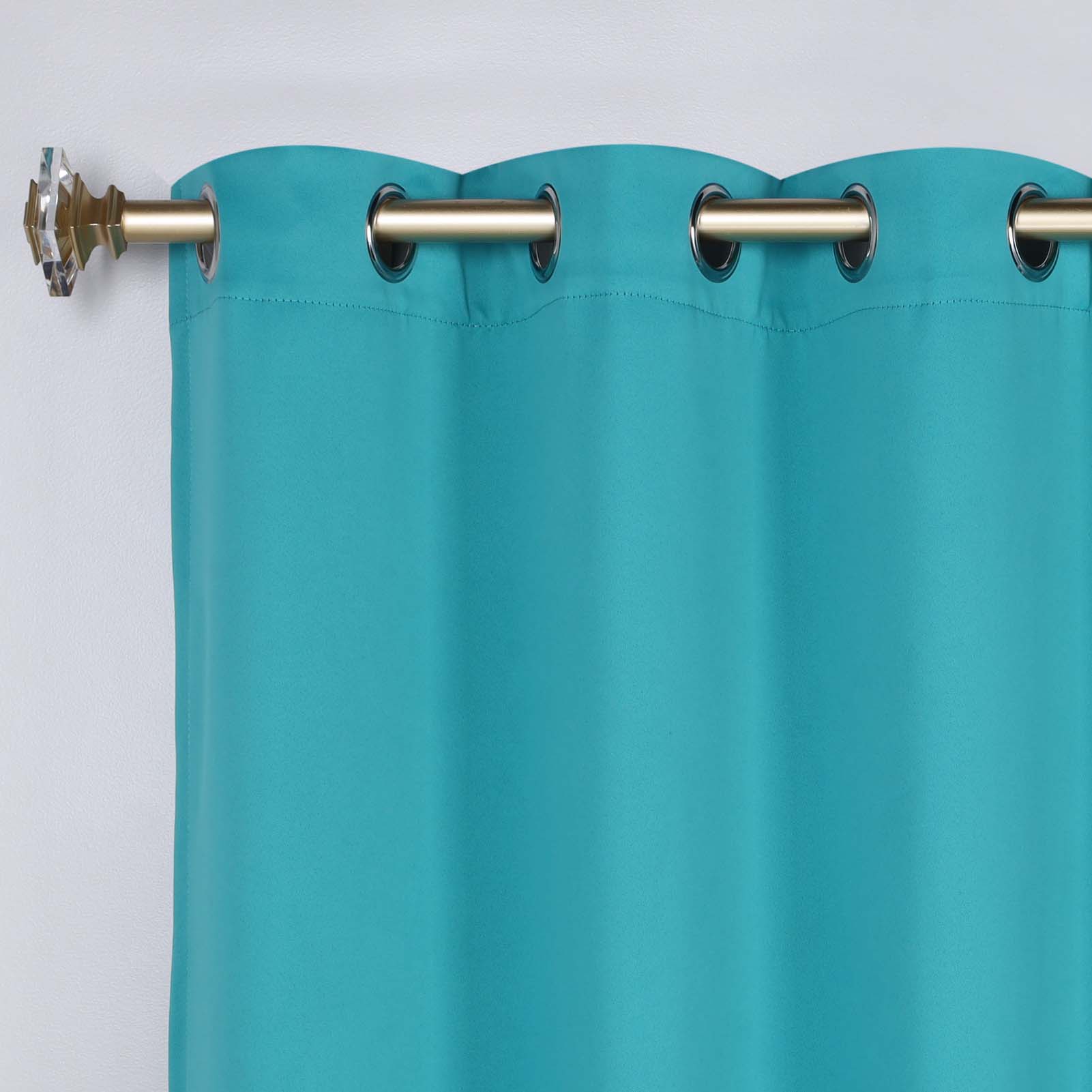 Premium Blackout Curtains Set of 2 - 100% Room Darkening, Machine Washable & Noise Reducing for Bedroom, Nursery & Home Theater