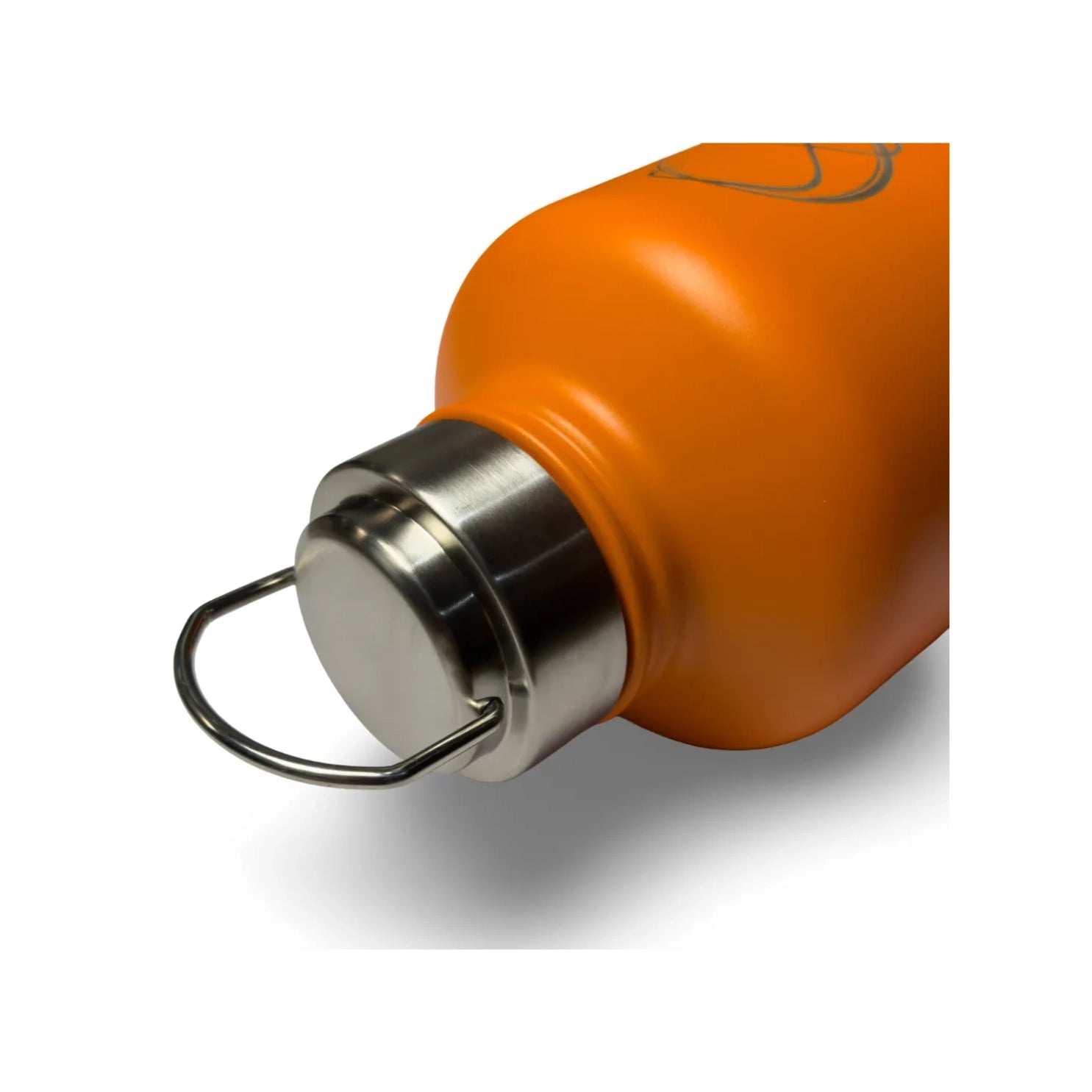 Old Mate Orange Insulated Tradie Water Bottle 1.2L (40oz) - Stainless Steel Vacuum Flask for Construction, Hiking & Outdoor Work - Keeps Drinks Hot/Cold for 24 Hours