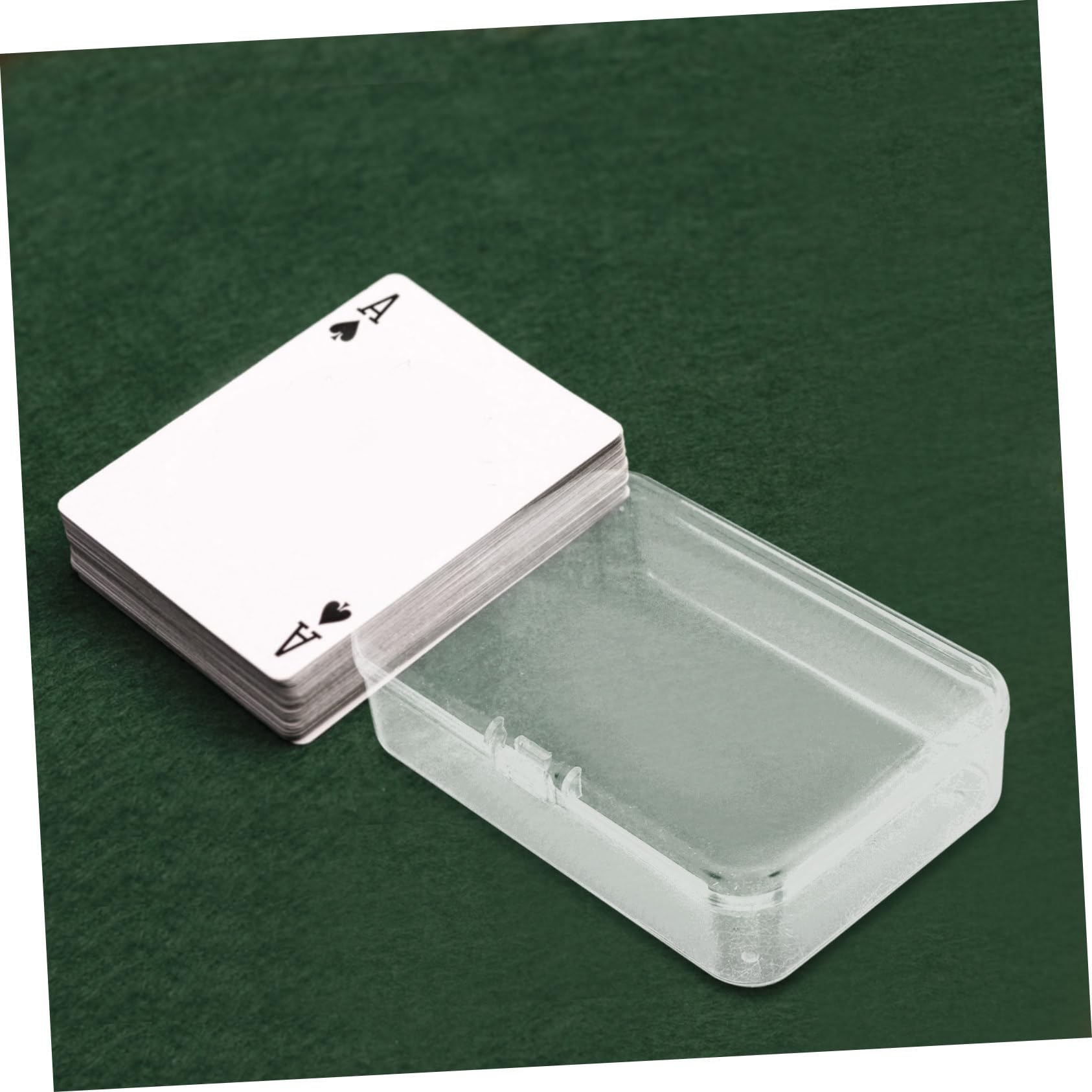 HAPINARY 30 Pcs Clear Rectangular Game Card Storage Case - Waterproof Trading Card Holder for MTG, Pokemon, Yugioh - Perfect for Collectors, Gamers & Travel