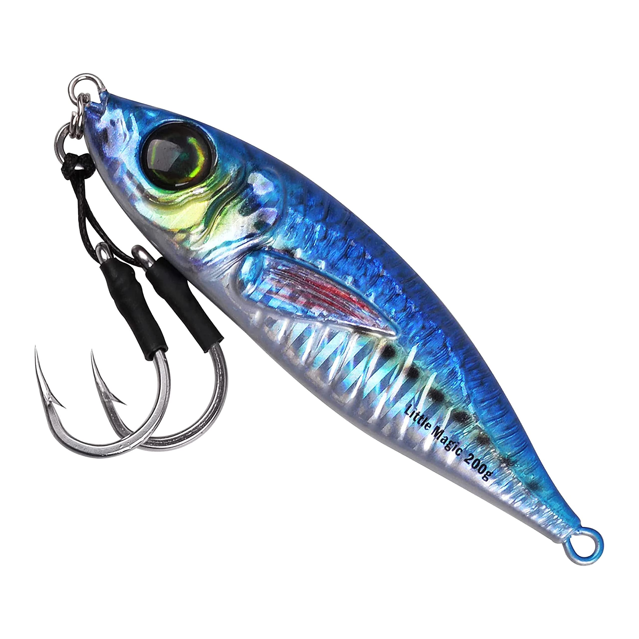 OROOTL Saltwater Fishing Jigs - Slow Pitch Vertical Jigging Lures with Assist Hooks | Heavy Metal Spoon Lures & Blade Baits for Tuna, Bass, Grouper, Snapper, Salmon | Perfect for Deep Sea Fishing & Offshore Angling