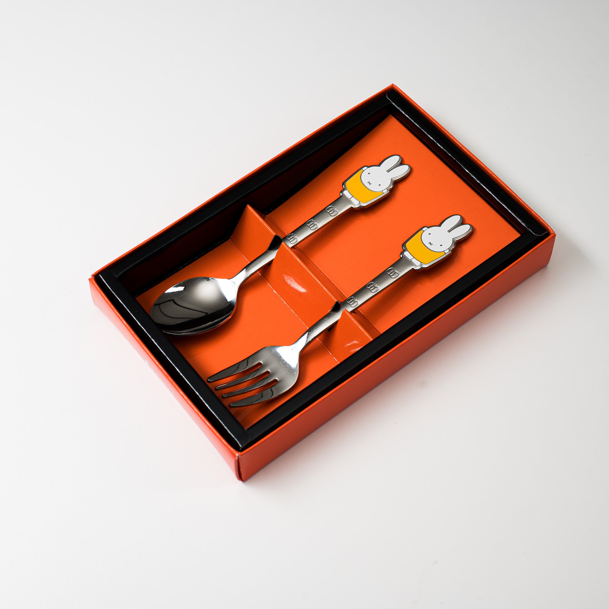 Miffy Buddy Spoon and Fork Set for Kids - BPA-Free Baby Feeding Utensils - Perfect for Toddlers, Travel, and School Lunchboxes