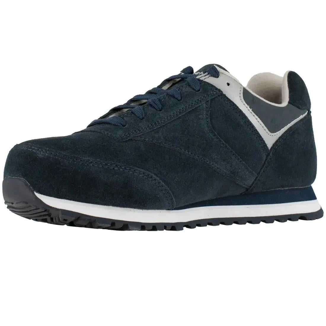 Leelap Steel Toe Athletic Work Shoes for Men - Lightweight Safety Shoes with Slip Resistant Sole, Comfortable Work Boots for Construction & Warehouse (Blue) | Perfect for Industrial Jobs, Outdoor Work & Heavy Duty Activities