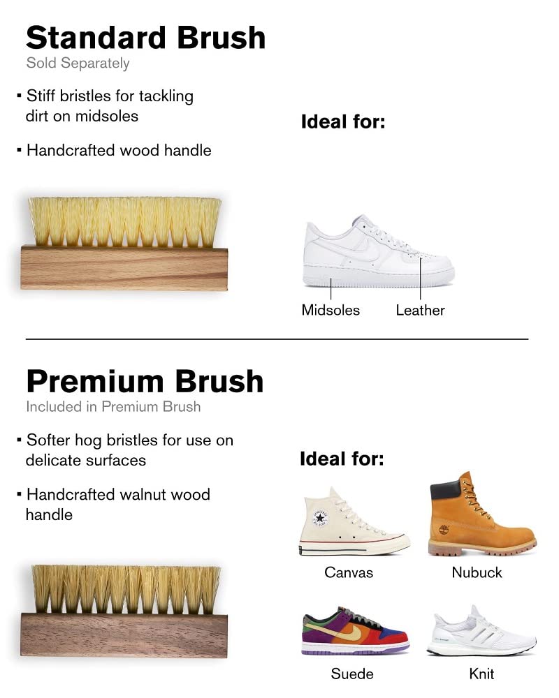 Jason Markk Premium Shoe Cleaning Kit - 3-Pack Ready-to-Use Foam Brushes for Sneakers, Boots & Leather Shoes | Fast Drying & Deep Cleaning Formula | Ideal for Gym Enthusiasts, Travelers & Everyday Shoe Care | Perfect for Athletic Shoes, Work Boots & Luxury Leather Footwear Maintenance