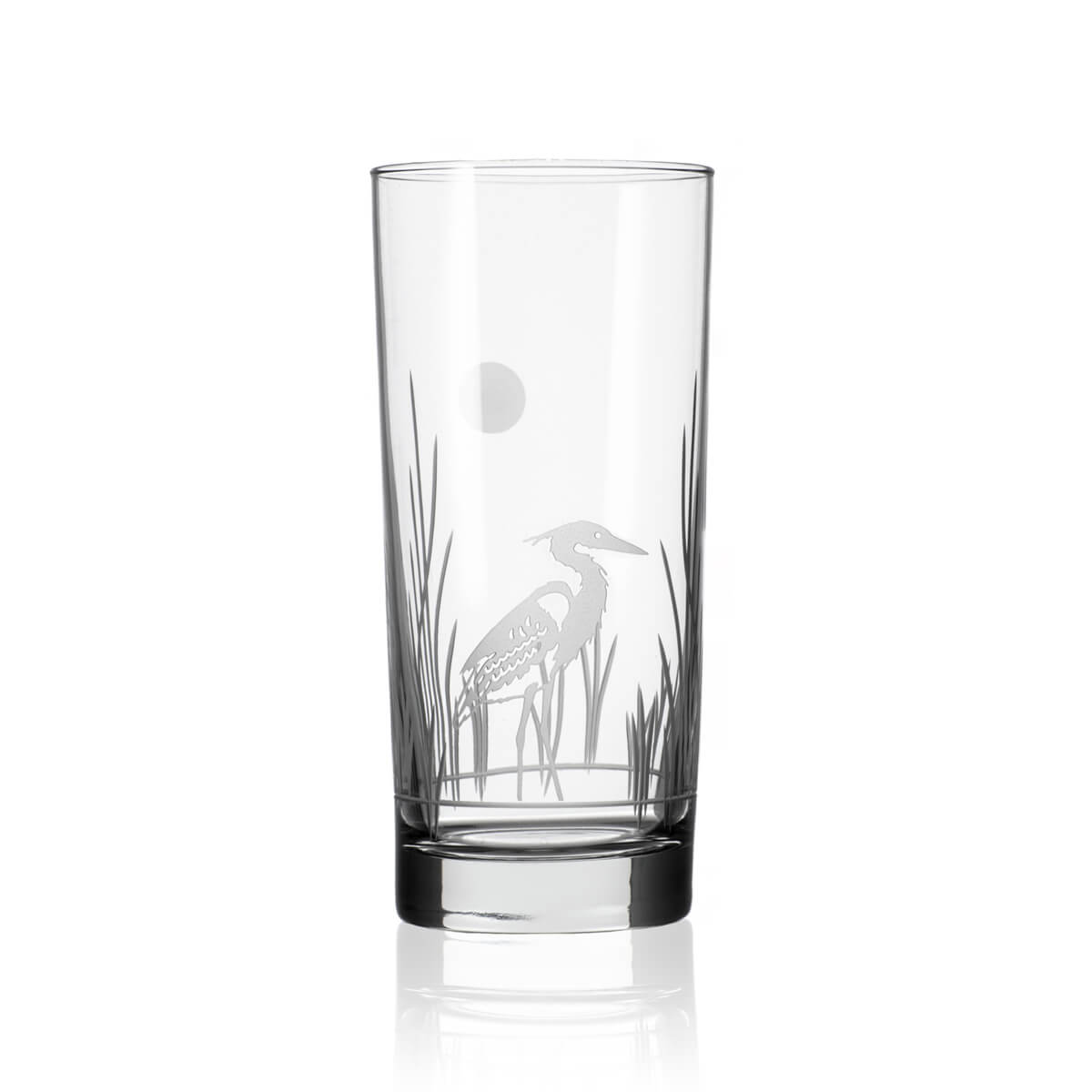 Heron 15oz Insulated Cooler Highball Glasses - 12 Pack Set for Cocktails, Iced Coffee & Outdoor Parties