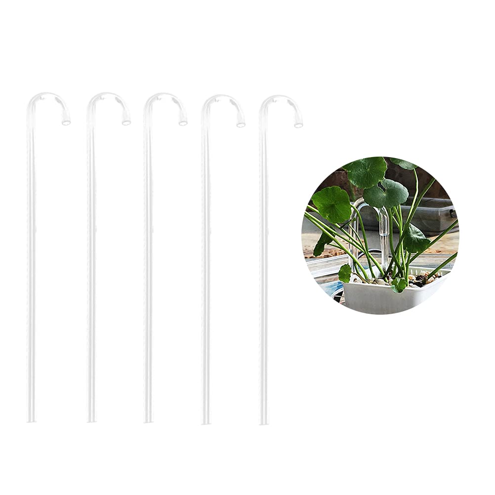 TEHAUX 5pc Aquarium Siphon Kit - Efficient Fish Tank Water Pump for Easy Cleaning and Maintenance in Home Aquariums