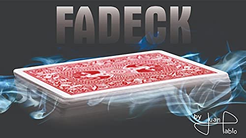 FADECK RED by Juan Pablo - Premium Playing Cards for Magic Tricks, Cardistry & Poker | Perfect for Professional Magicians, Cardists & Poker Players