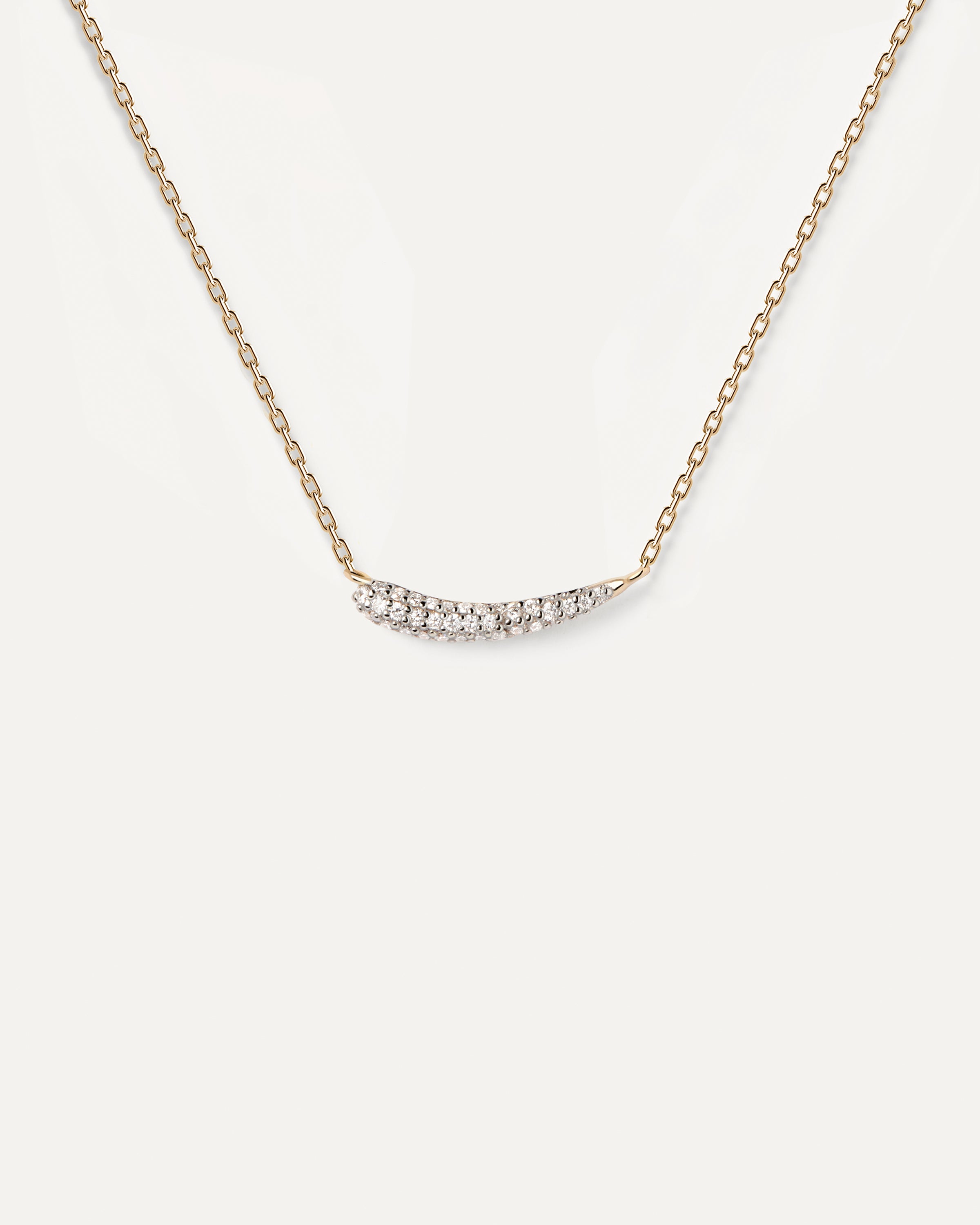 Elegant Diamonds and Gold Nilo Necklace for Women - Perfect for Weddings, Parties & Special Occasions