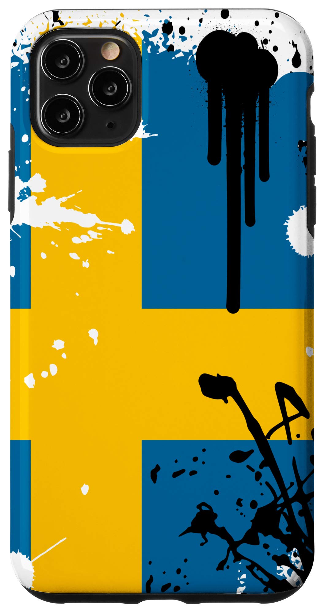 iPhone 11 Pro Max Case with Sweden Flag Design - Premium Protective Cover for Swedish Gifts & Travel Accessories - Perfect for iPhone 11 Pro Max Users in Sweden, Swedish Expatriates & Nordic Travelers