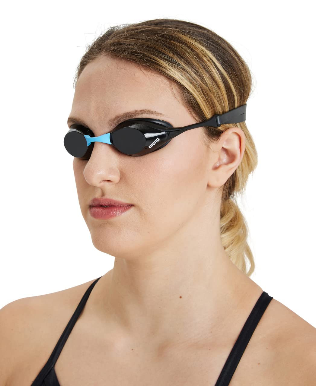 ARENA Unisex Adult Cobra Swipe Anti-Fog Racing Swim Goggles - Polycarbonate Mirror/Non-Mirror Lens, Hydrodynamic Design - Perfect for Competitive Swimming, Triathlons & Pool Training