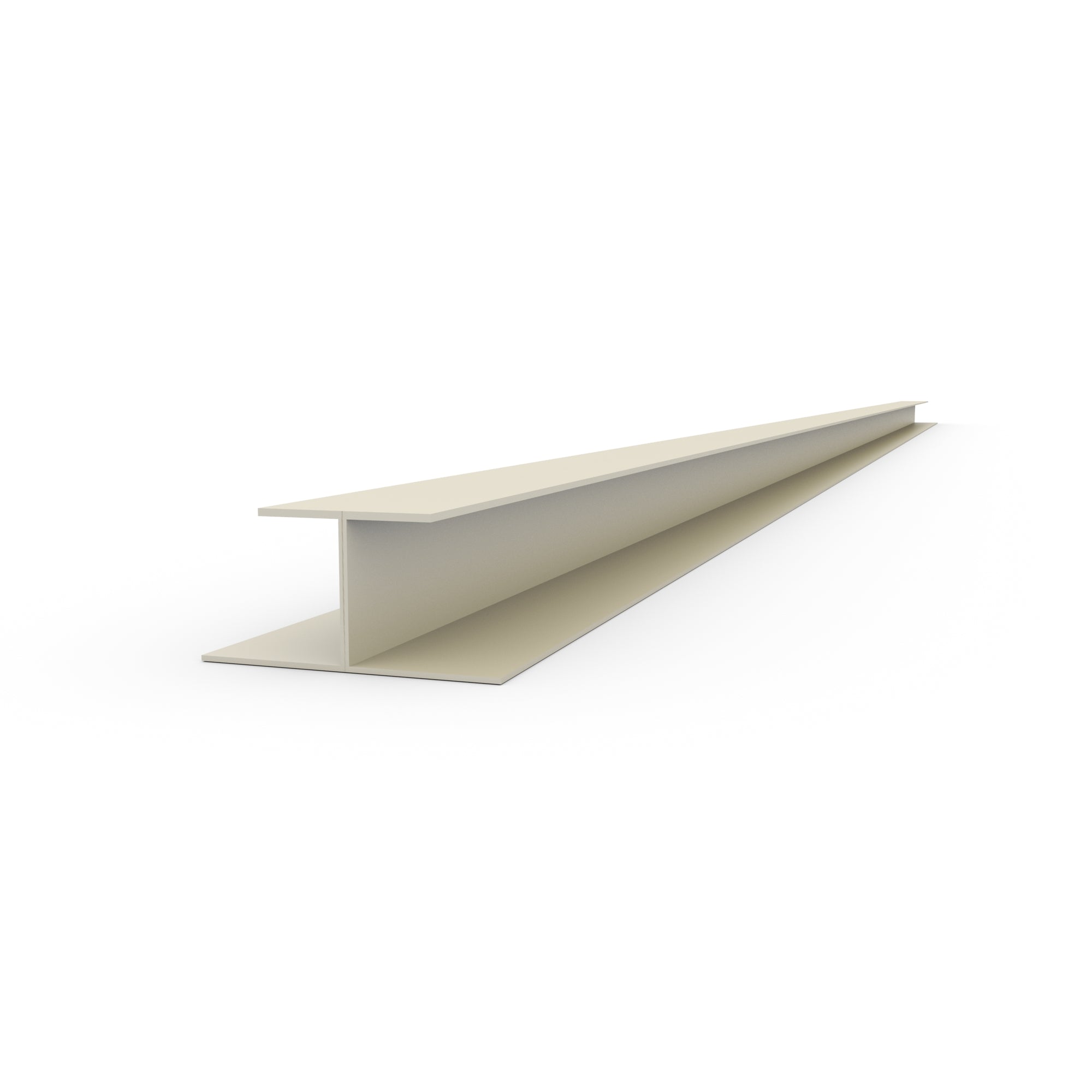 48.5 Inch PVC H Trim Molding - Durable Plastic Edge Trim for Furniture, Cabinets & Shelves - Perfect for Home Improvement & DIY Projects