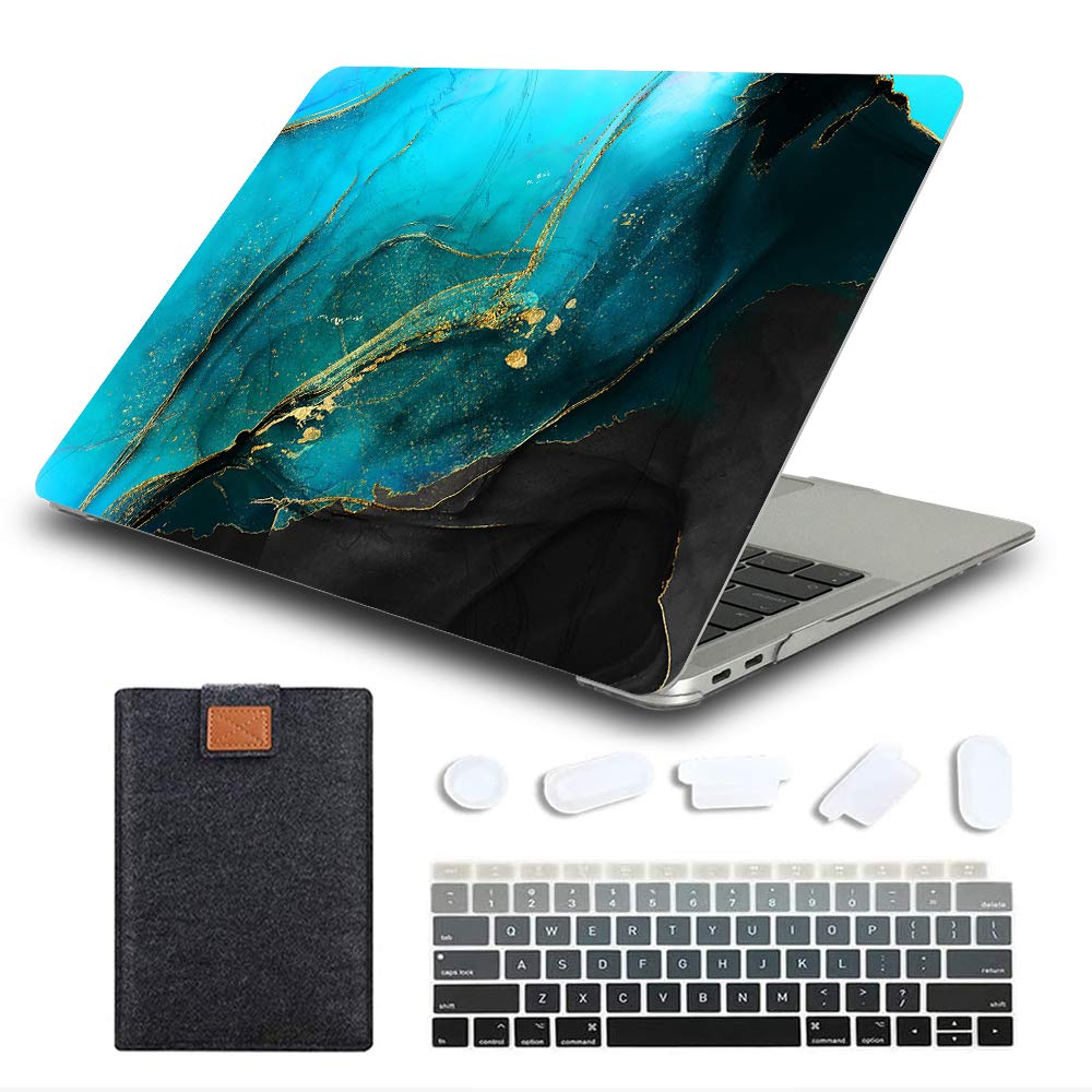 MAITTAO MacBook Air 13 Inch Case for 2020-2018 Models (A1932/A2179/A2337/M1) - Durable Hard Shell Cover with Keyboard Protector & Laptop Sleeve - Compatible with MacBook Air 13.3