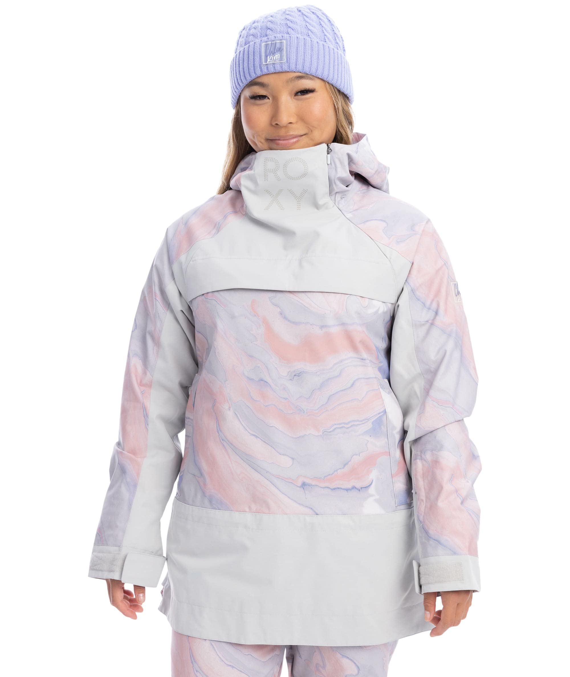 Roxy Chloe Kim Overhead Snowboard Jacket for Women - Waterproof & Insulated Winter Jacket for Skiing, Snowboarding & Cold Weather Adventures