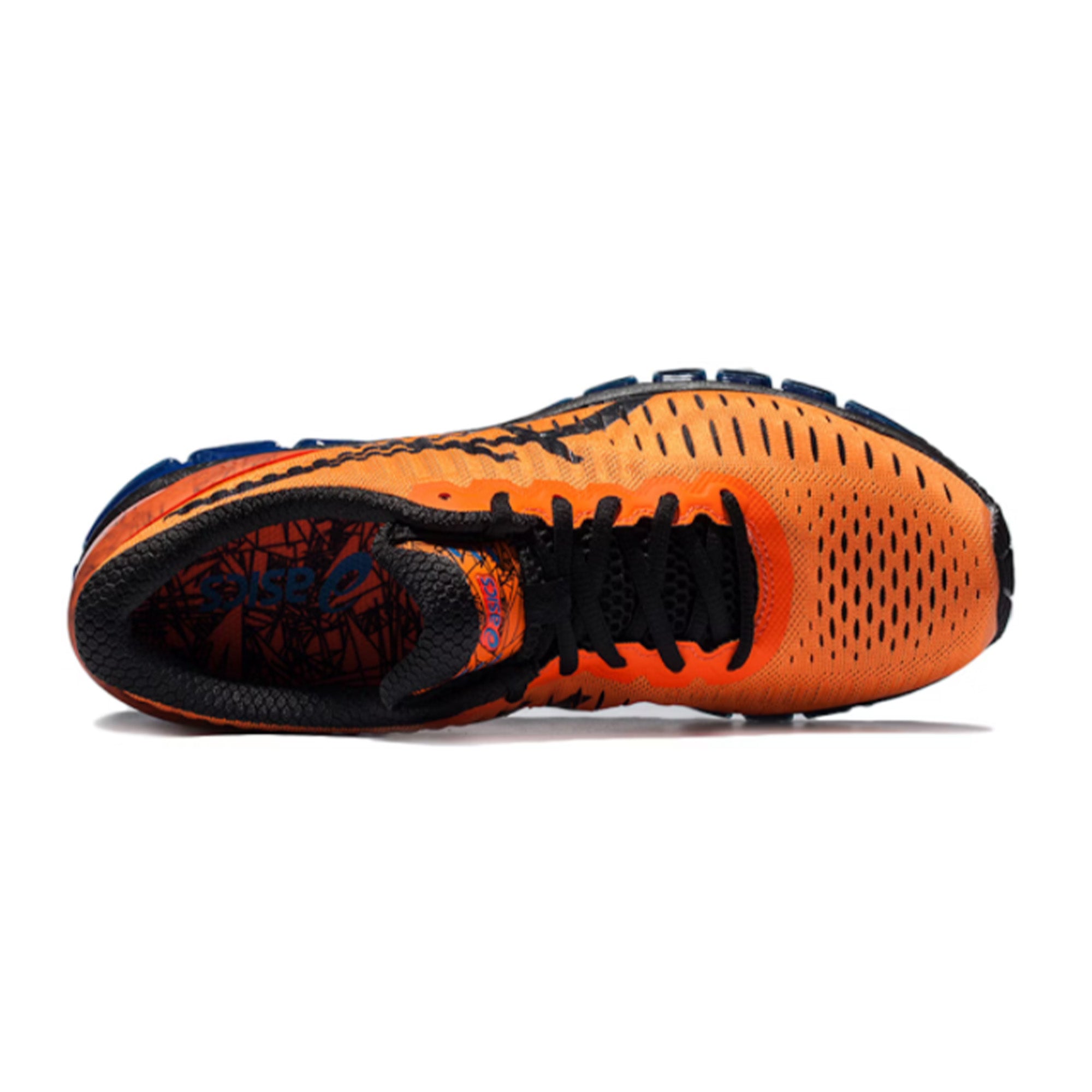 ASICS Gel Quantum 360 Running Shoes for Men - Hot Orange/Black/Blue - Cushioned Athletic Sneakers for Jogging, Gym Workouts & Daily Wear