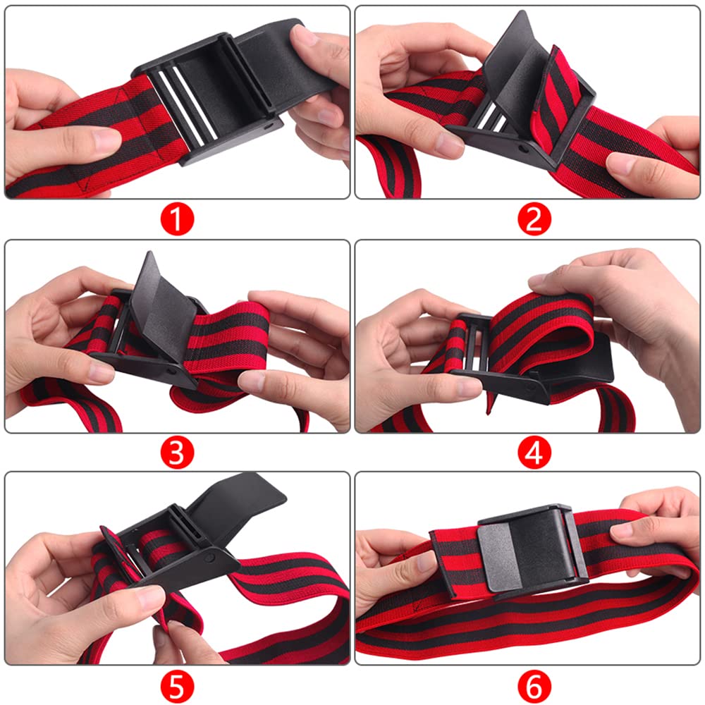 Premium Fabric Booty Bands for Glutes & Hip Building - Heavy Duty Elastic Resistance Bands for Legs, Arms & Weight Training - Black (Arm Size) - Perfect for Home Workouts, Gym Training & Physical Therapy