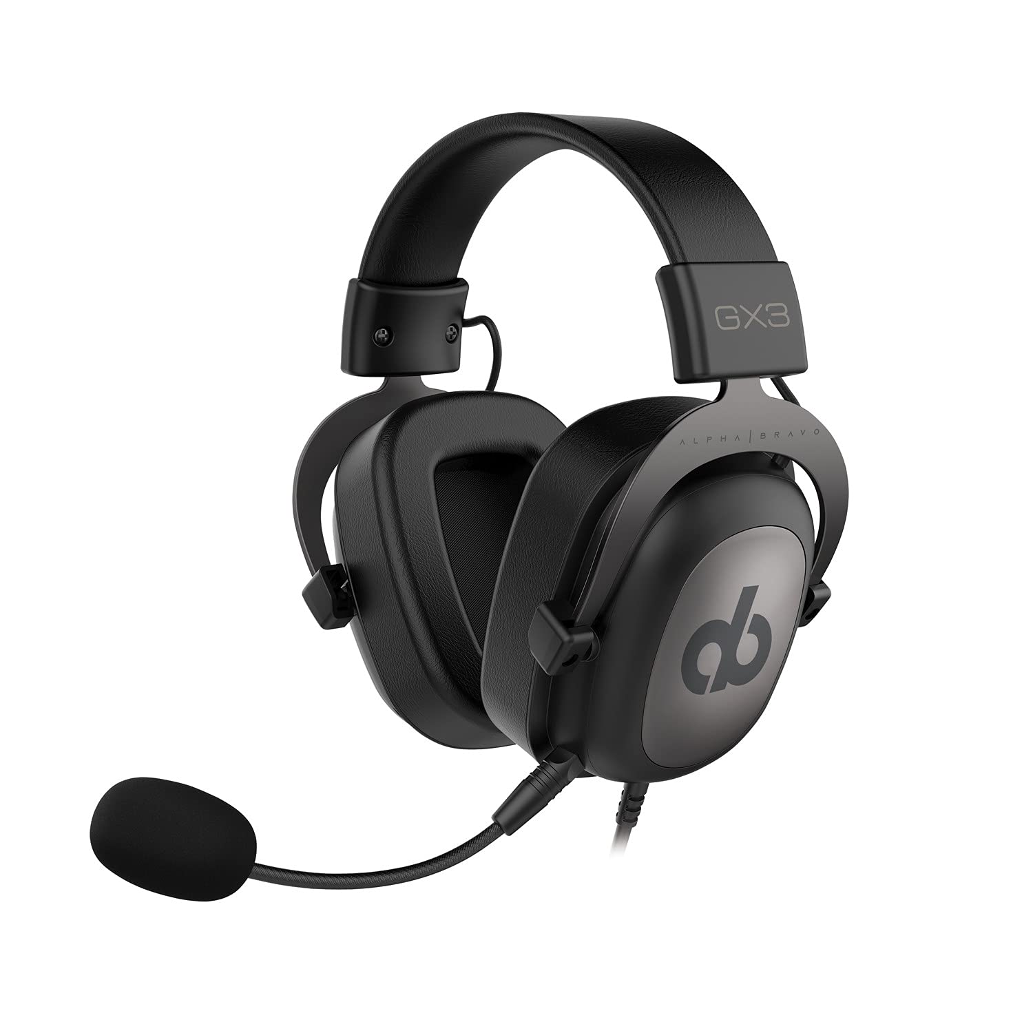 Veho Alpha Bravo GX-3 Pro Gaming Headset with Z-PRO Microphone - Universal Wired Headphones for PC, PS5, Xbox, Nintendo Switch - Noise Cancelling for Immersive Gaming & Streaming