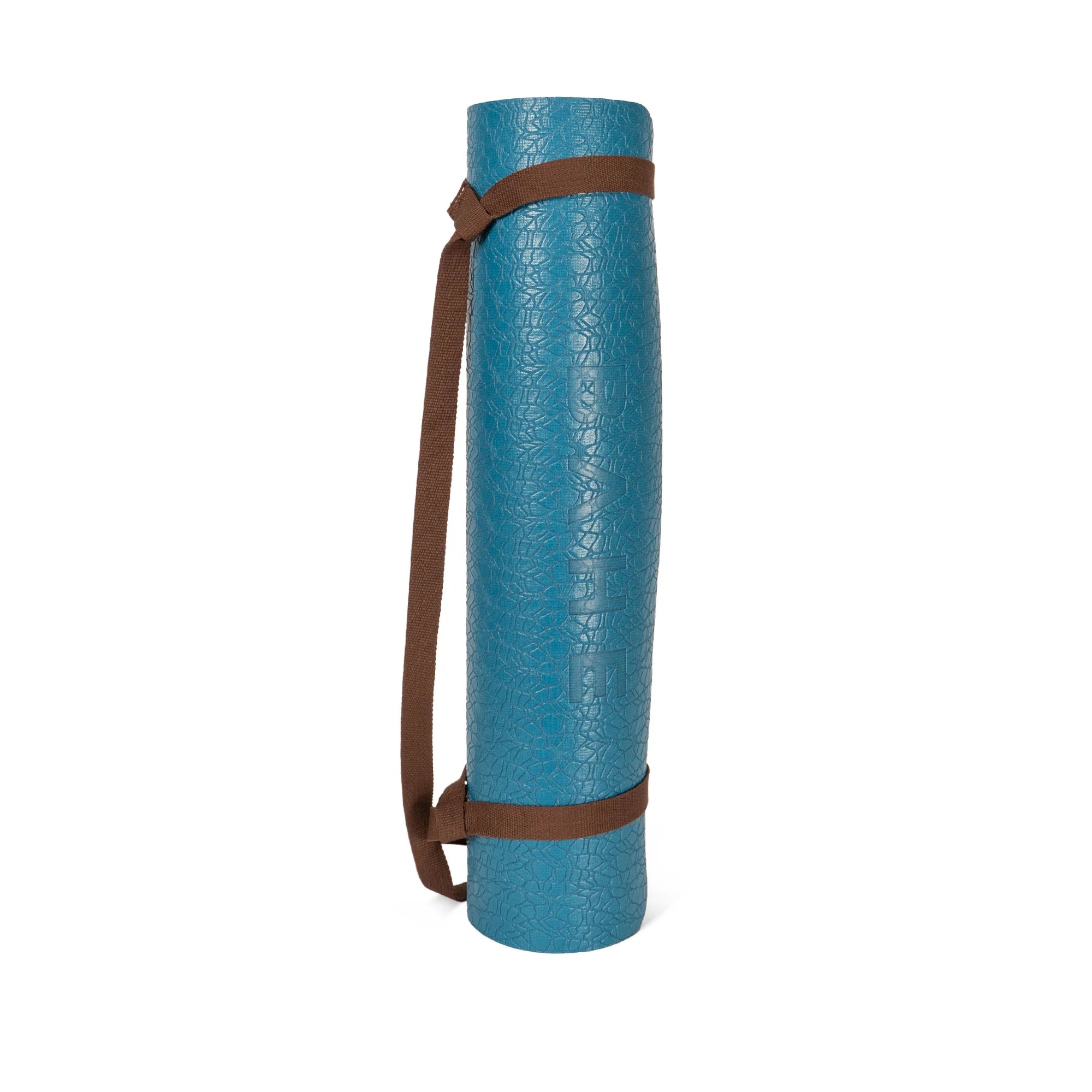 Bahe Super Thick 6mm Yoga Mat - Byron Blue Non-Slip Exercise Mat for Home Gym, Pilates & Fitness Workouts - Perfect for Yoga, Stretching and Floor Exercises