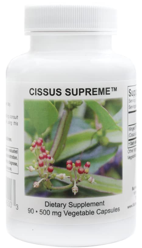 Supreme Nutrition Cissus Supreme - 90 Pure Winged Treebine Vegetarian Capsules for Joint Support & Muscle Recovery | Natural Supplement for Athletes & Active Lifestyles