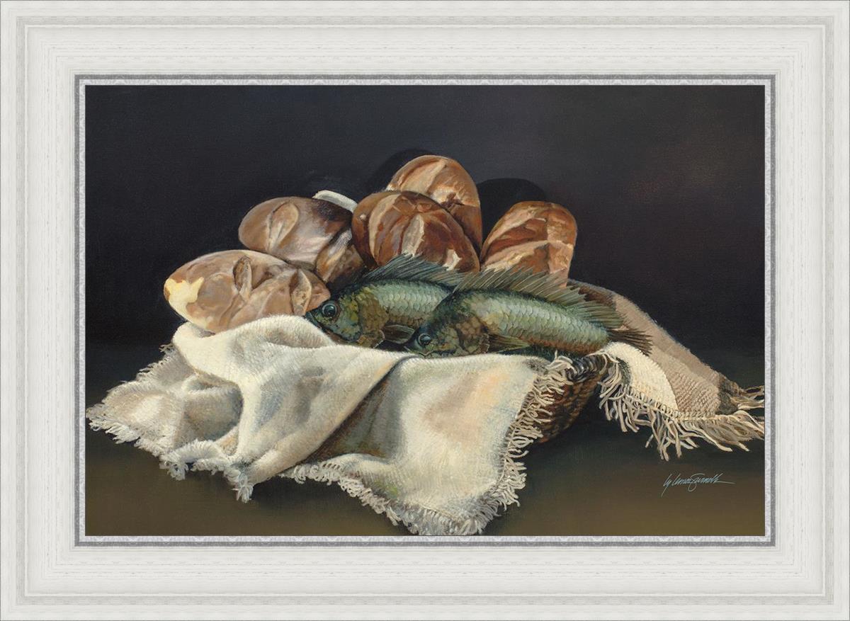 Five Loaves Two Fishes - Biblical Christian T-Shirt for Men & Women - Perfect for Church, Bible Study & Faith-Based Events
