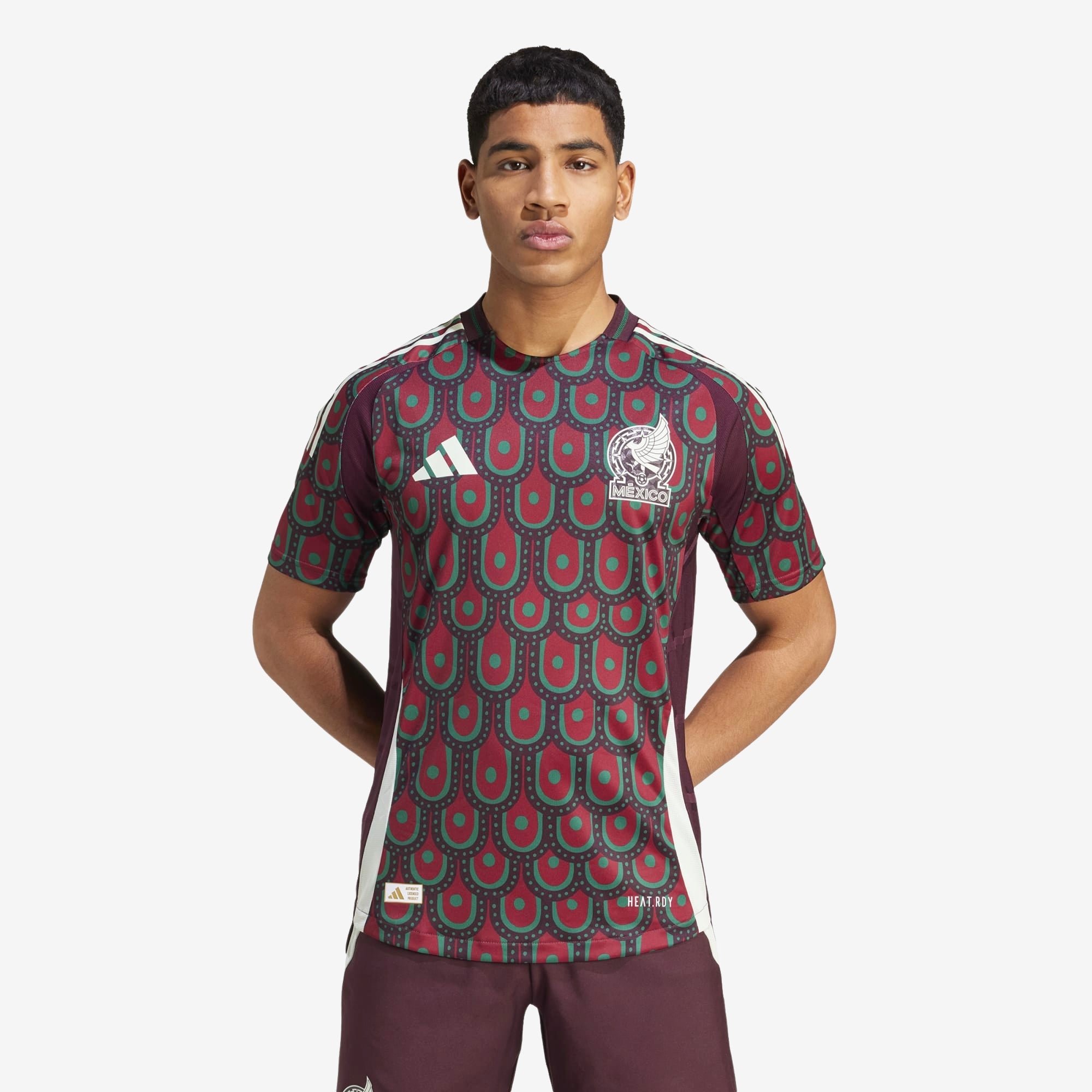 adidas Mexico 2024 Match Home Soccer Jersey - Authentic Football Shirt for Men - Official Licensed Jersey for Fans & Players - Perfect for Games, Training & Fan Support