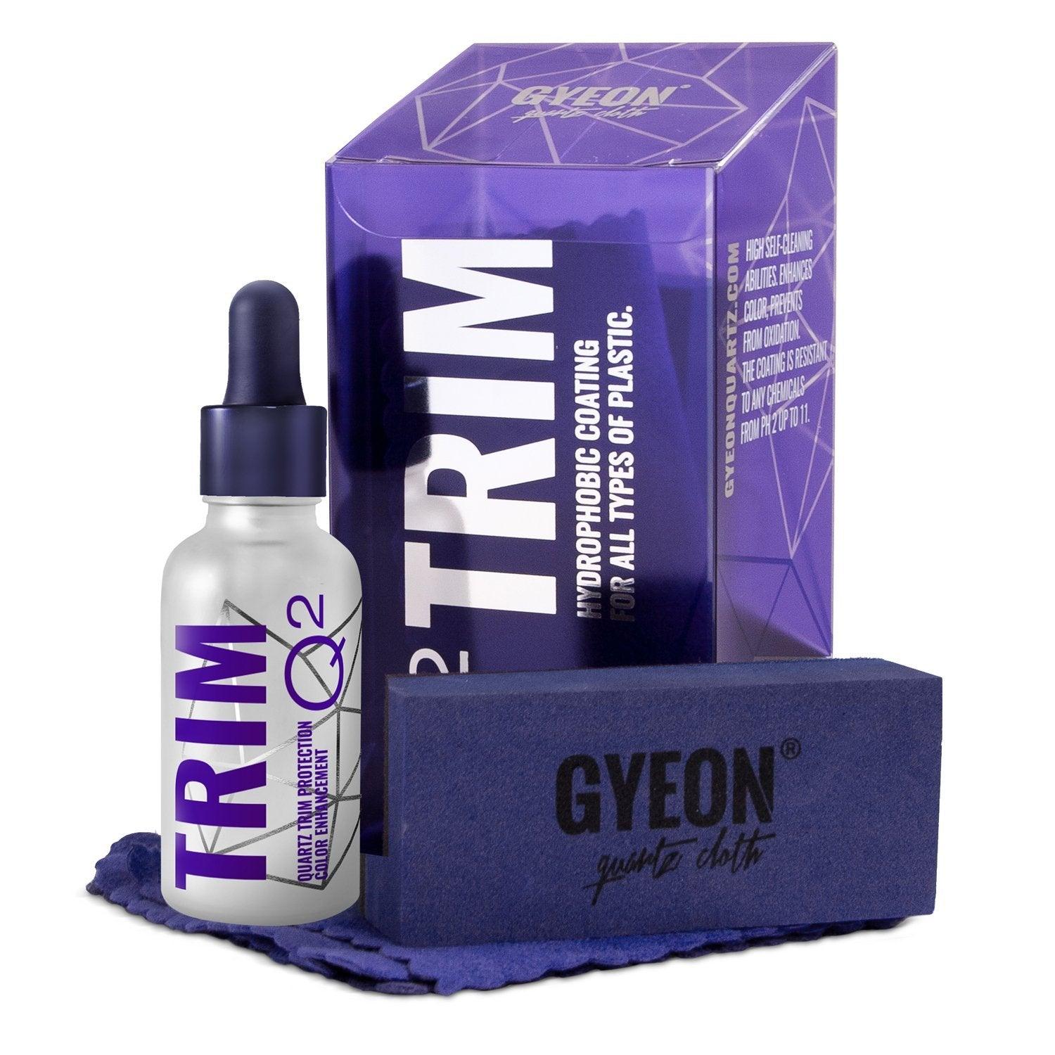 GYEON Q2 Trim Coating - Premium Car Exterior Plastic & Rubber Protectant - Long-Lasting UV Protection & Water Repellent - Perfect for Car Bumpers, Door Handles & Wheel Arches