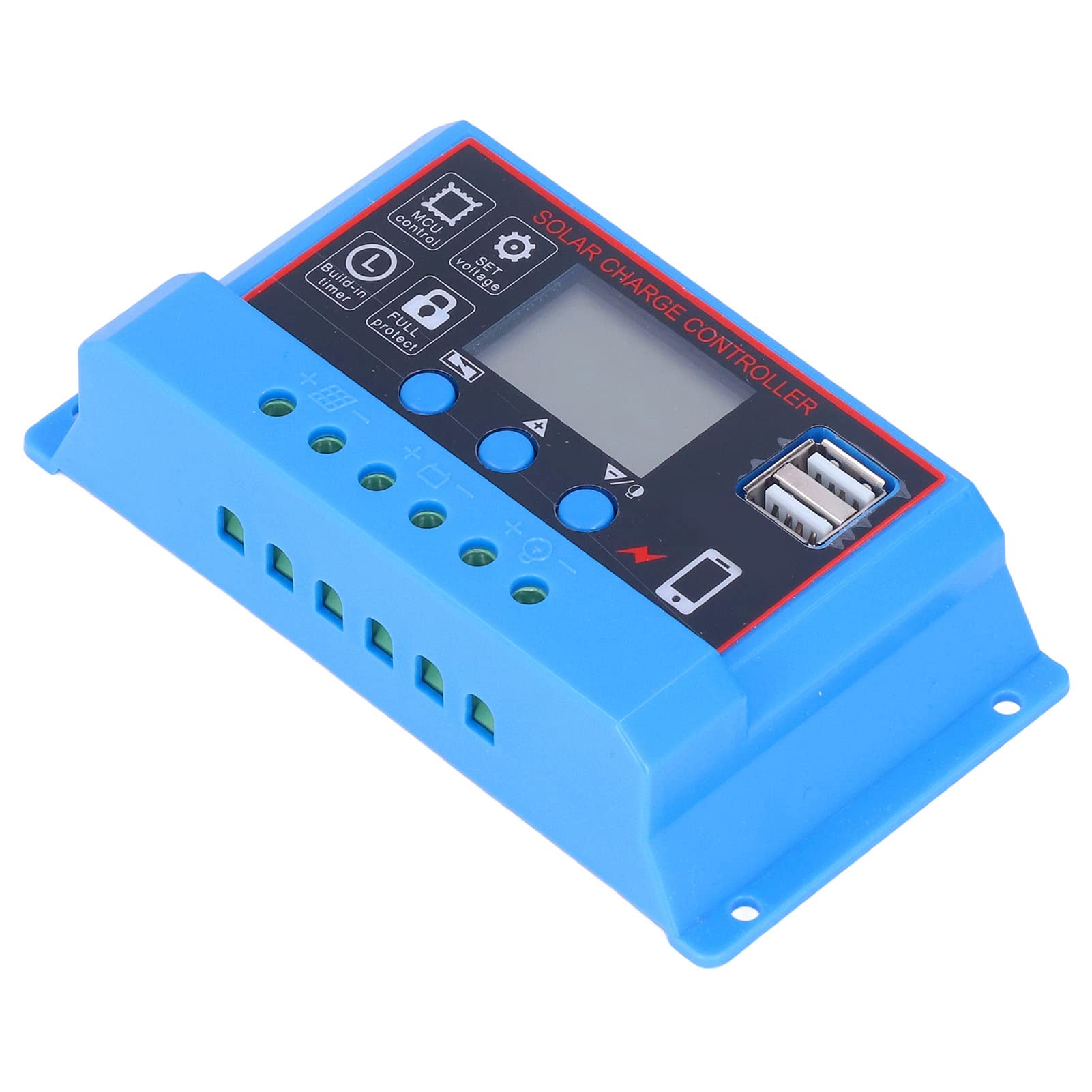 Smart 10A Solar Charge Controller for Home PV Systems - Easy to Use