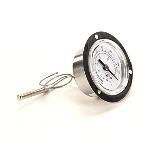 Beverage Air Dial Thermometer - Commercial Refrigerator & Freezer Temperature Gauge for Restaurants, Bars, and Food Service Industry
