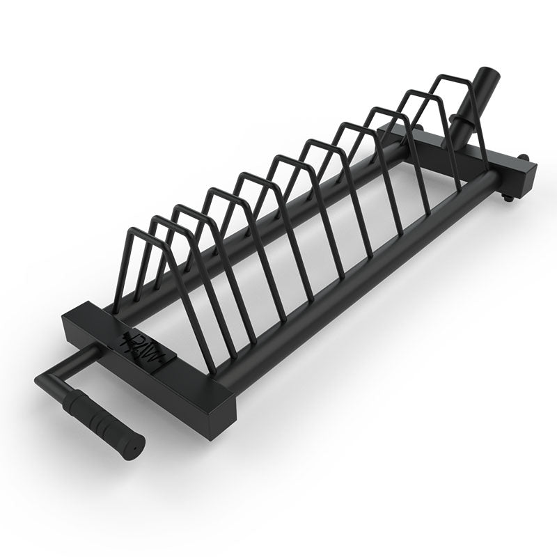 Olympic Bumper Plate Storage Rack - Heavy Duty Weight Plate Organizer for Home Gym & CrossFit Training - Perfect for Garage, Basement & Commercial Fitness Centers
