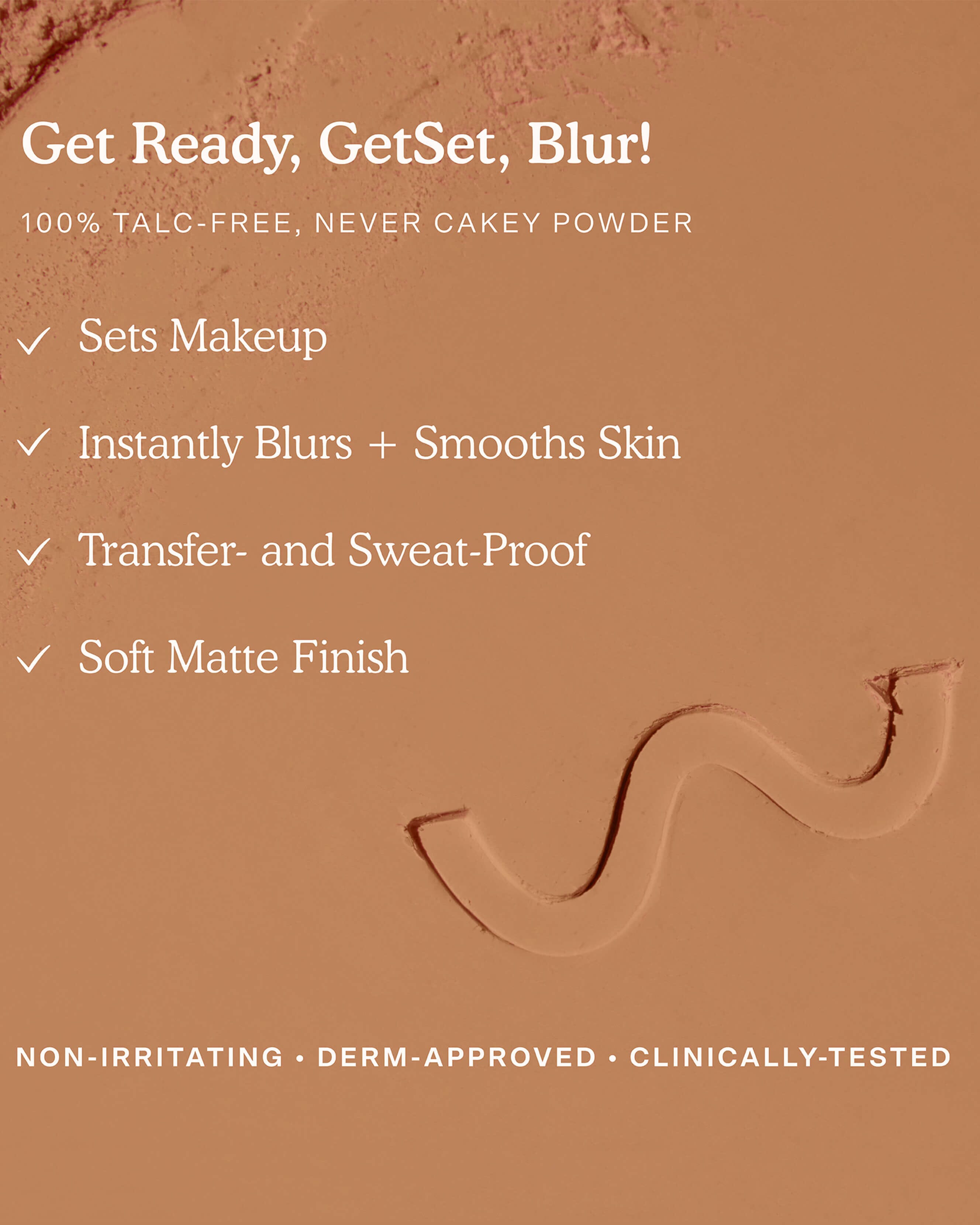 GetSet Blur™ Talc-Free Pressed Setting Powder - Oil Control & Pore Minimizing Makeup for Flawless Finish | Perfect for Daily Wear & Photo Shoots