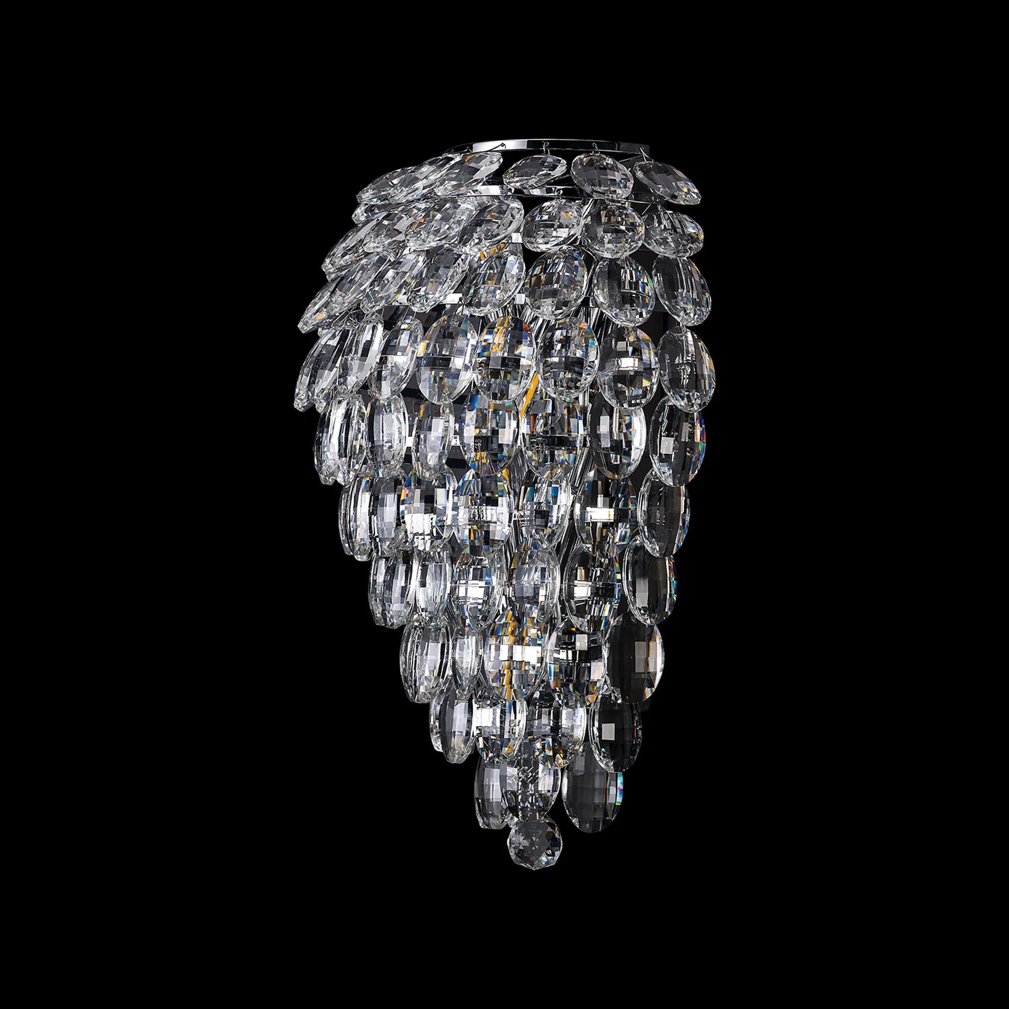 Consten Modern Tall Wall Lamp with 4 E14 Bulb Sockets - Perfect for Living Room, Bedroom, or Hallway Lighting