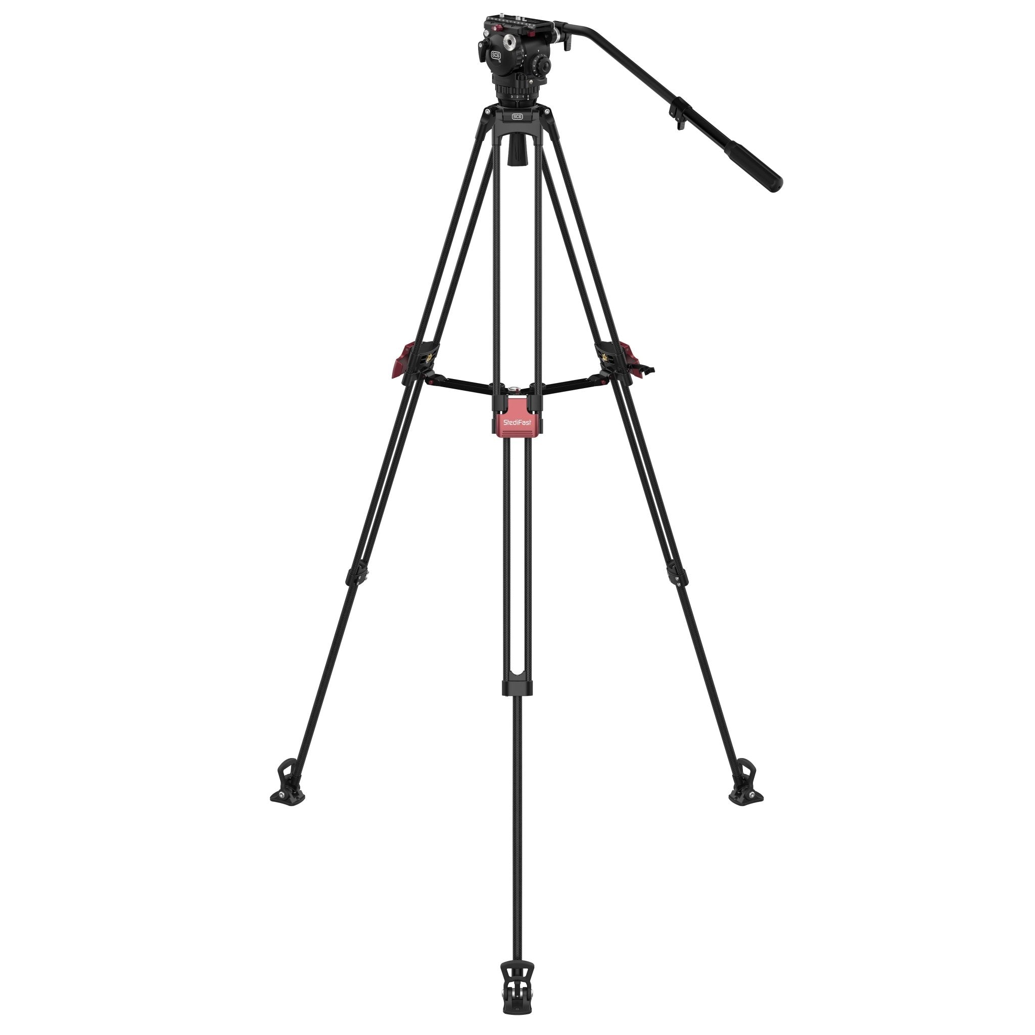 SCG T6 StediFast Tripod System - Professional Camera Tripod with Quick Release Plate for DSLR, Mirrorless & Video Cameras - Perfect for Travel, Vlogging & Outdoor Photography
