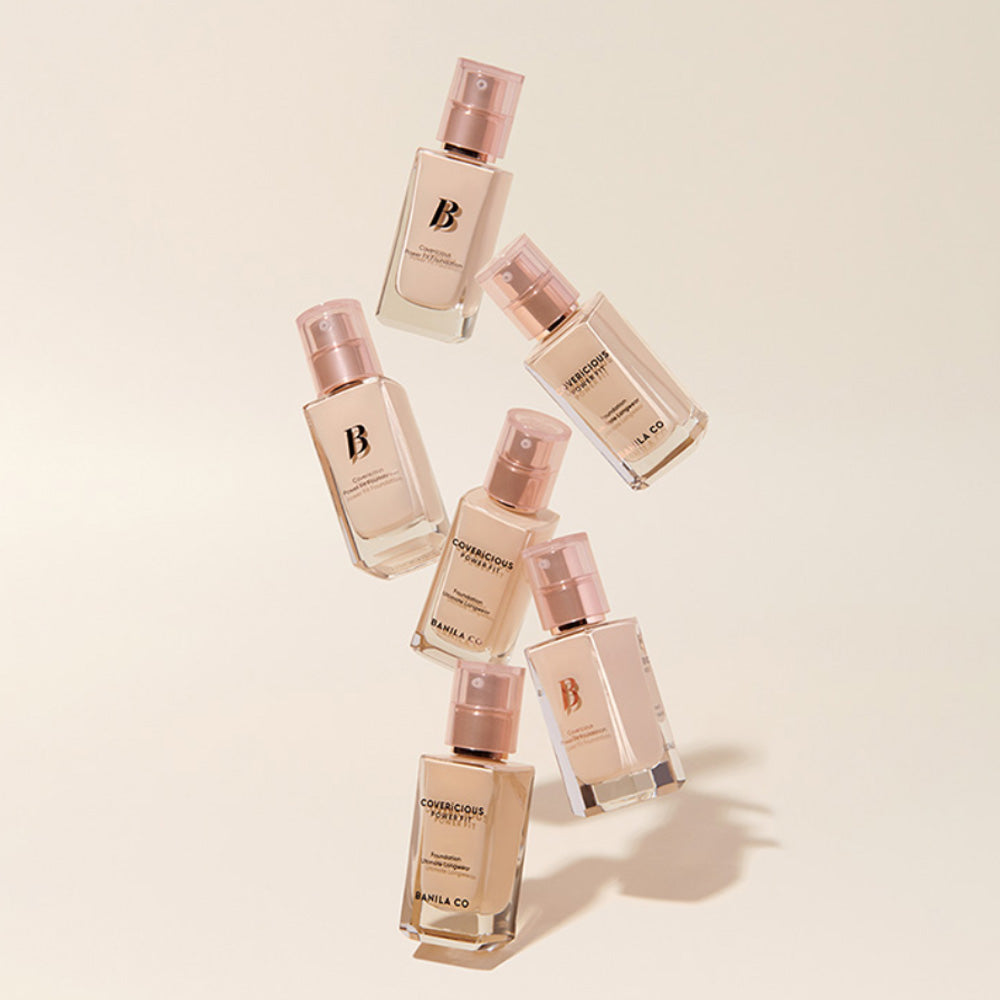 Banila Co Covericious Power Fit Foundation - 6 Shades, SPF 45 PA++, 30ml - Long-Lasting Full Coverage Makeup for Daily Wear & Special Occasions