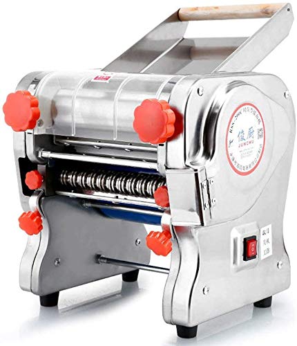 Electric Pasta Maker Machine - Automatic Stainless Steel Noodle Maker with Dough Roller & Cutter | Perfect for Homemade Pasta, Lasagna, Spaghetti & Ravioli | Kitchen Appliance for Italian Cooking & Family Meals