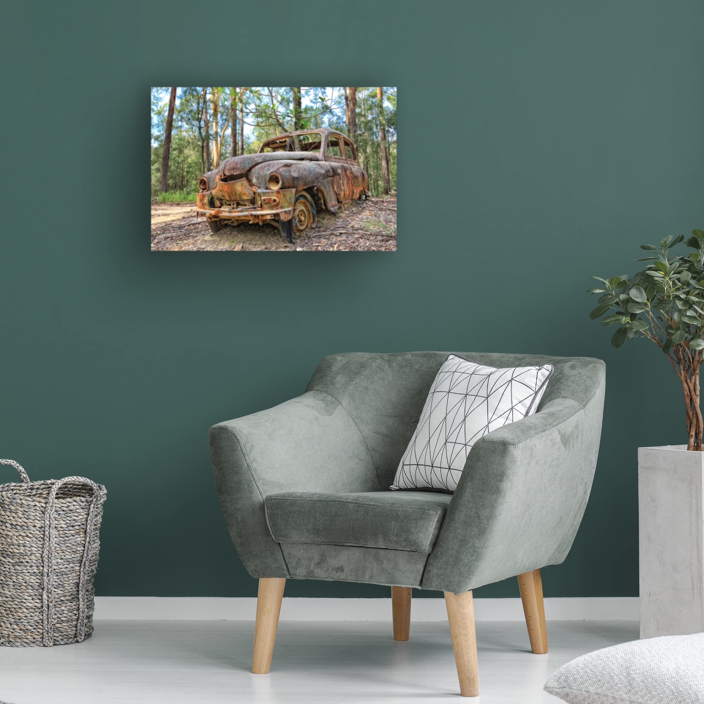 Trademark Fine Art 'Untold Stories 2' Canvas Wall Art by Beata Czyzowska Young - Modern Abstract Painting for Living Room, Bedroom & Office Decor