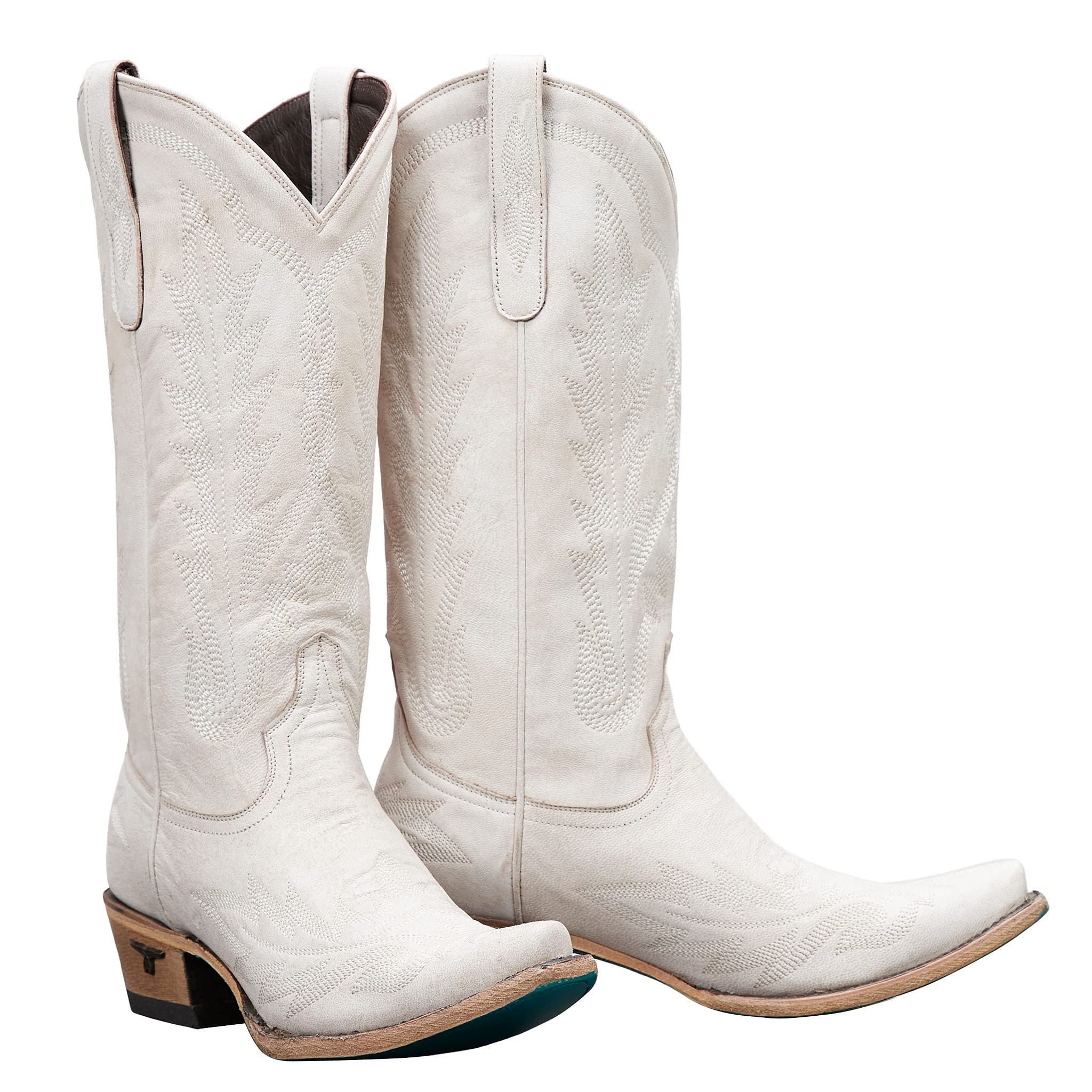 Lane Lexington Mid Calf Boots - Ceramic Crackle Finish - Size 9.5 - Stylish Women's Winter Boots for Casual Outings & Office Wear
