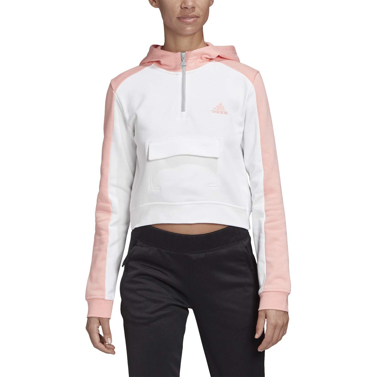 Adidas Women's Athletics ID Hoodie - Lightweight Fleece Pullover for Running, Gym & Casual Wear