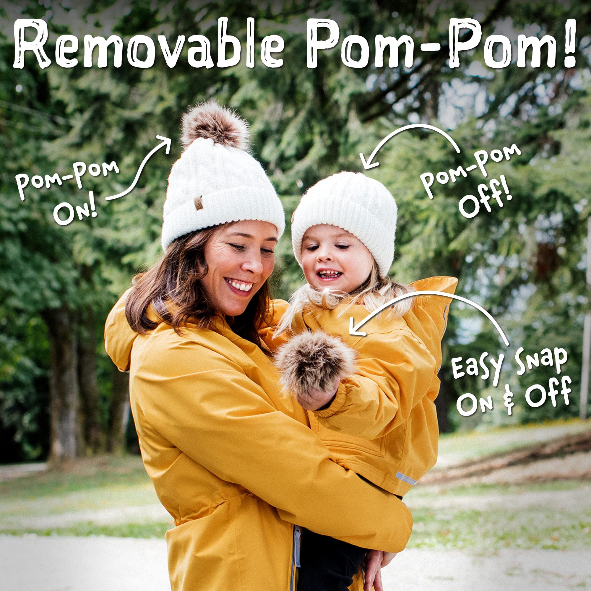 JAN & JUL Adorable Baby Bear Knit Winter Hats for Infants & Toddlers - Soft Warm Beanie for Cold Weather & Outdoor Activities